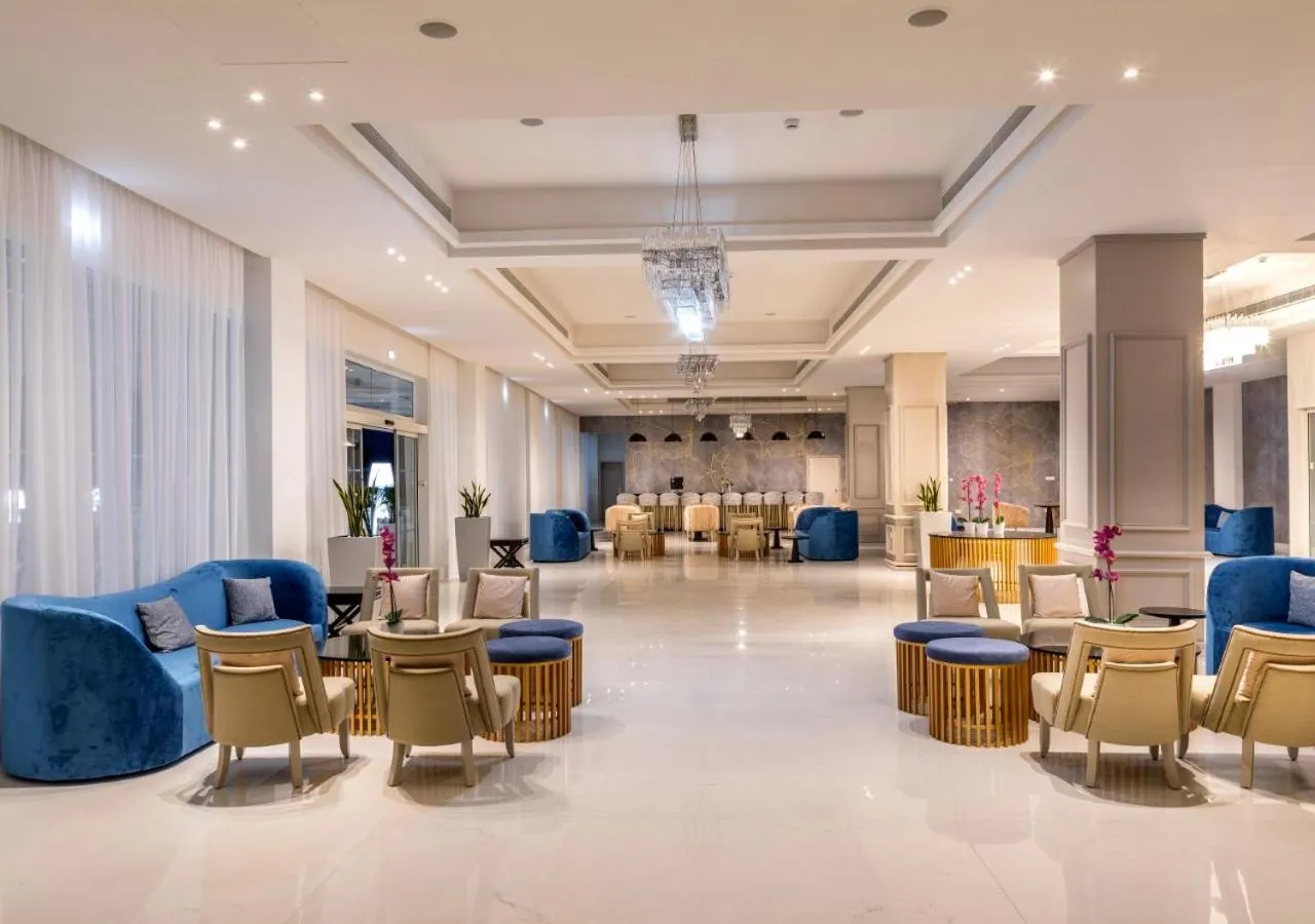 Lounge or bar in Constantinos the Great Beach Hotel