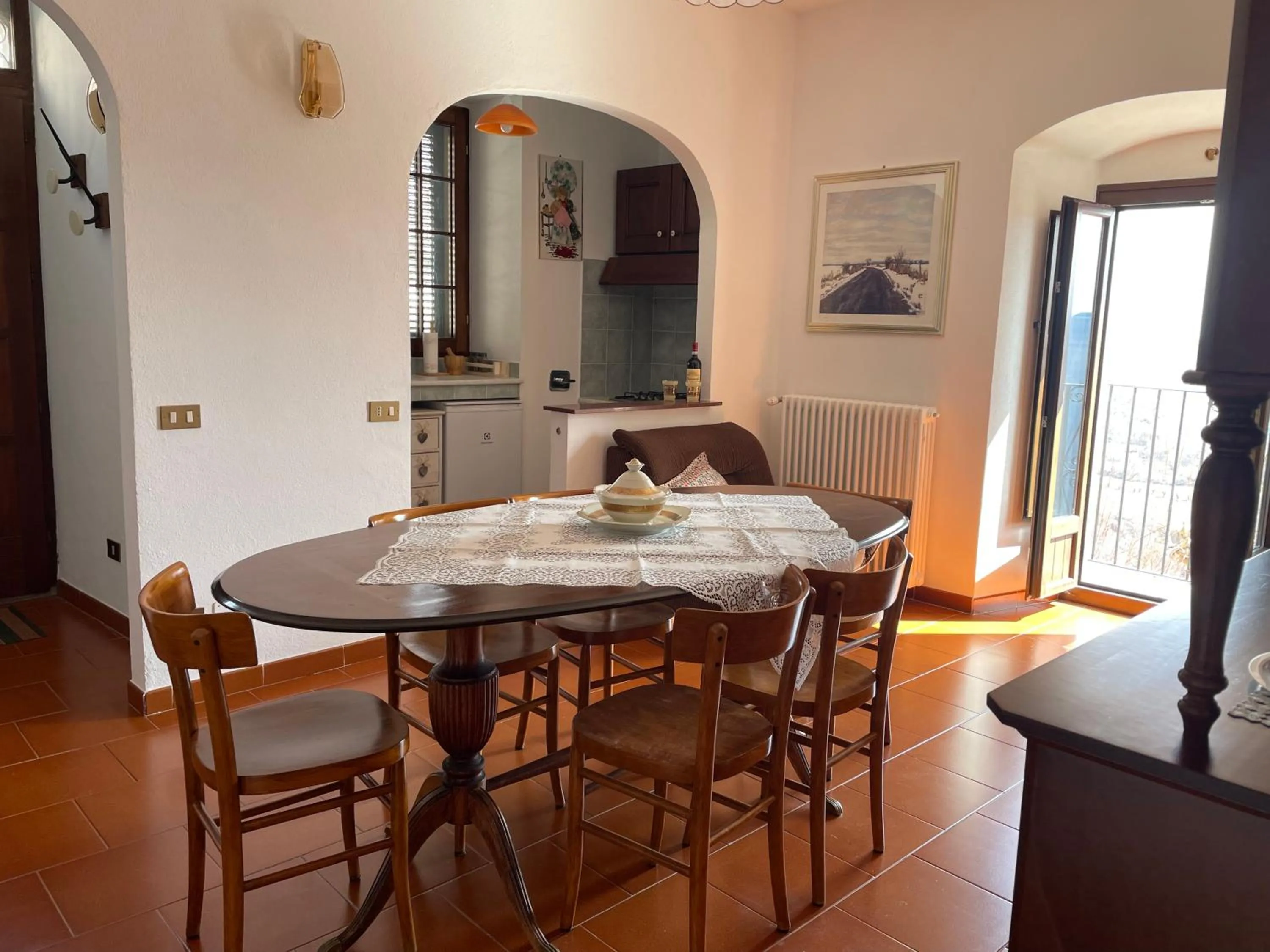 Dining area in Residence Belvedere