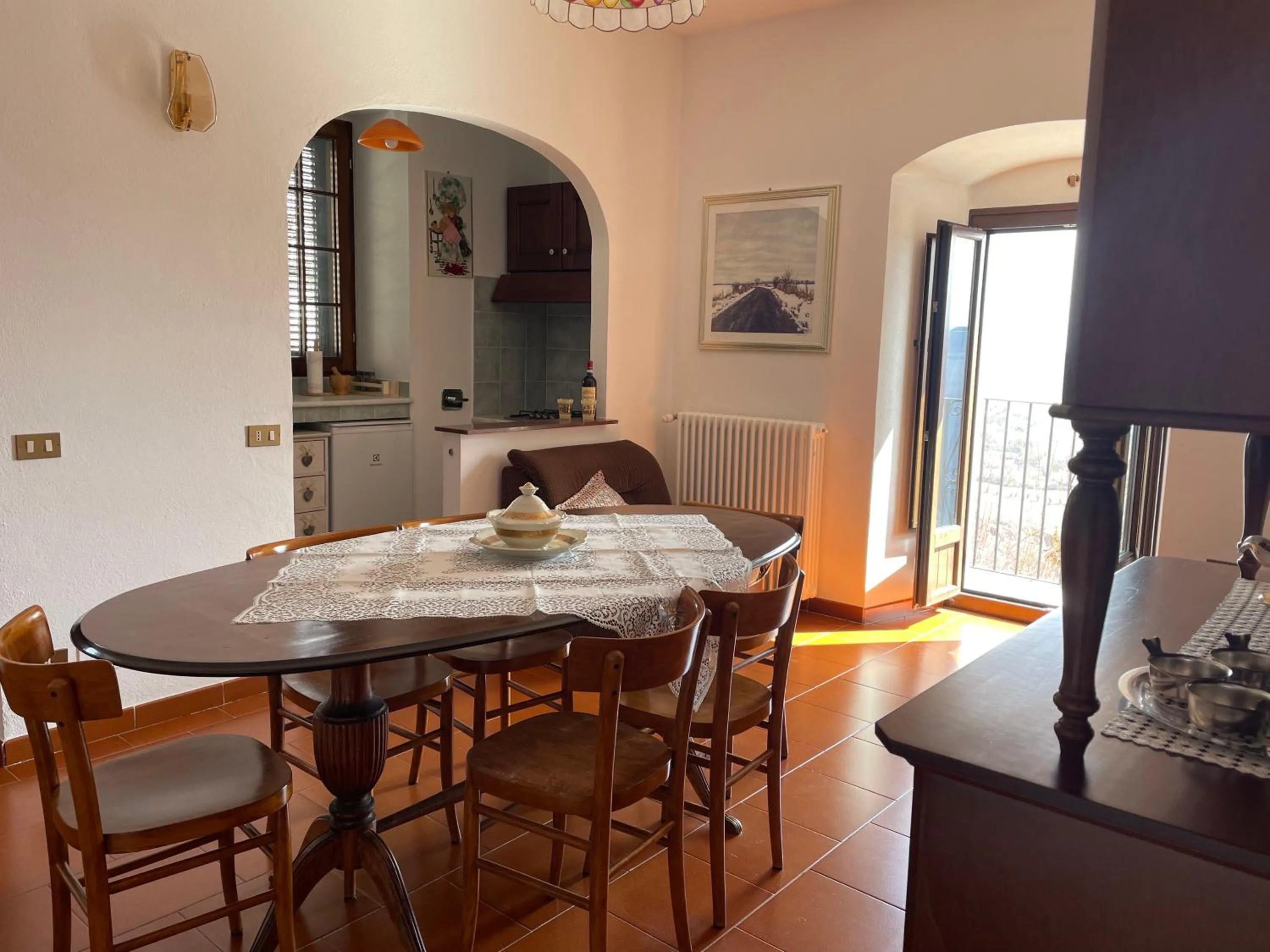 Dining area in Residence Belvedere