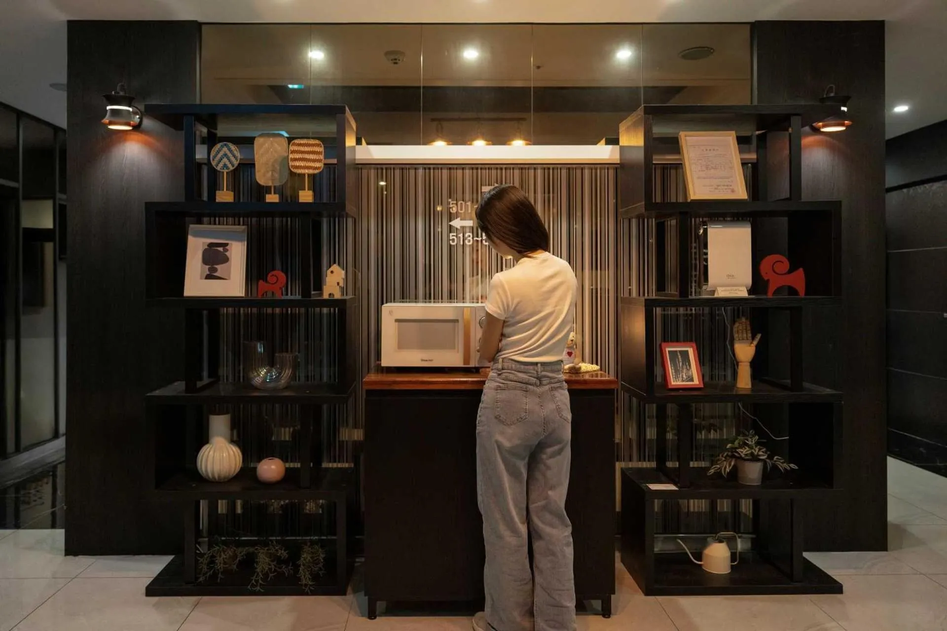 Communal lounge/ TV room in Hotel Moon Cheonan ShinBuldang