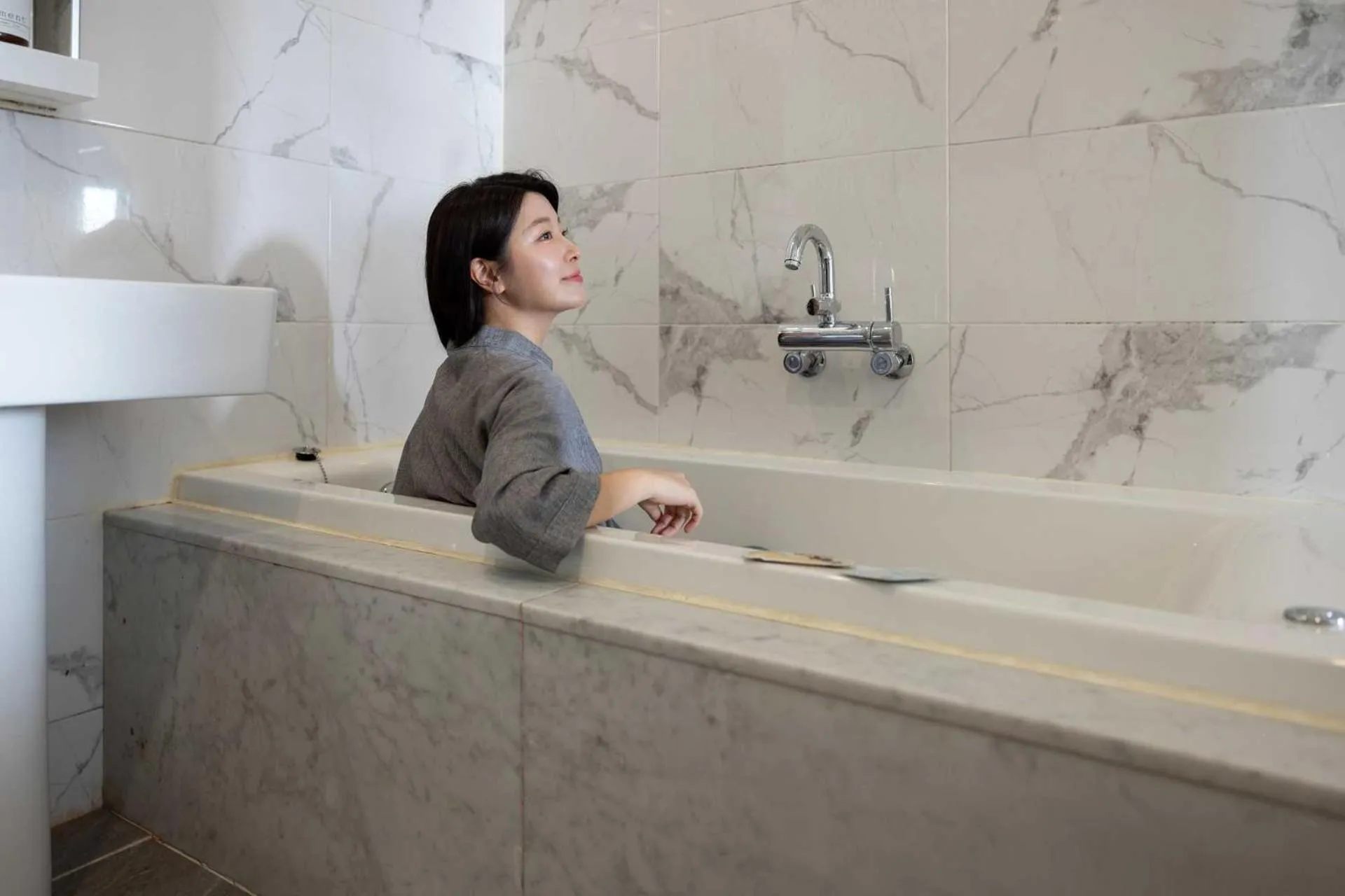 Bathroom in Hotel Moon Cheonan ShinBuldang