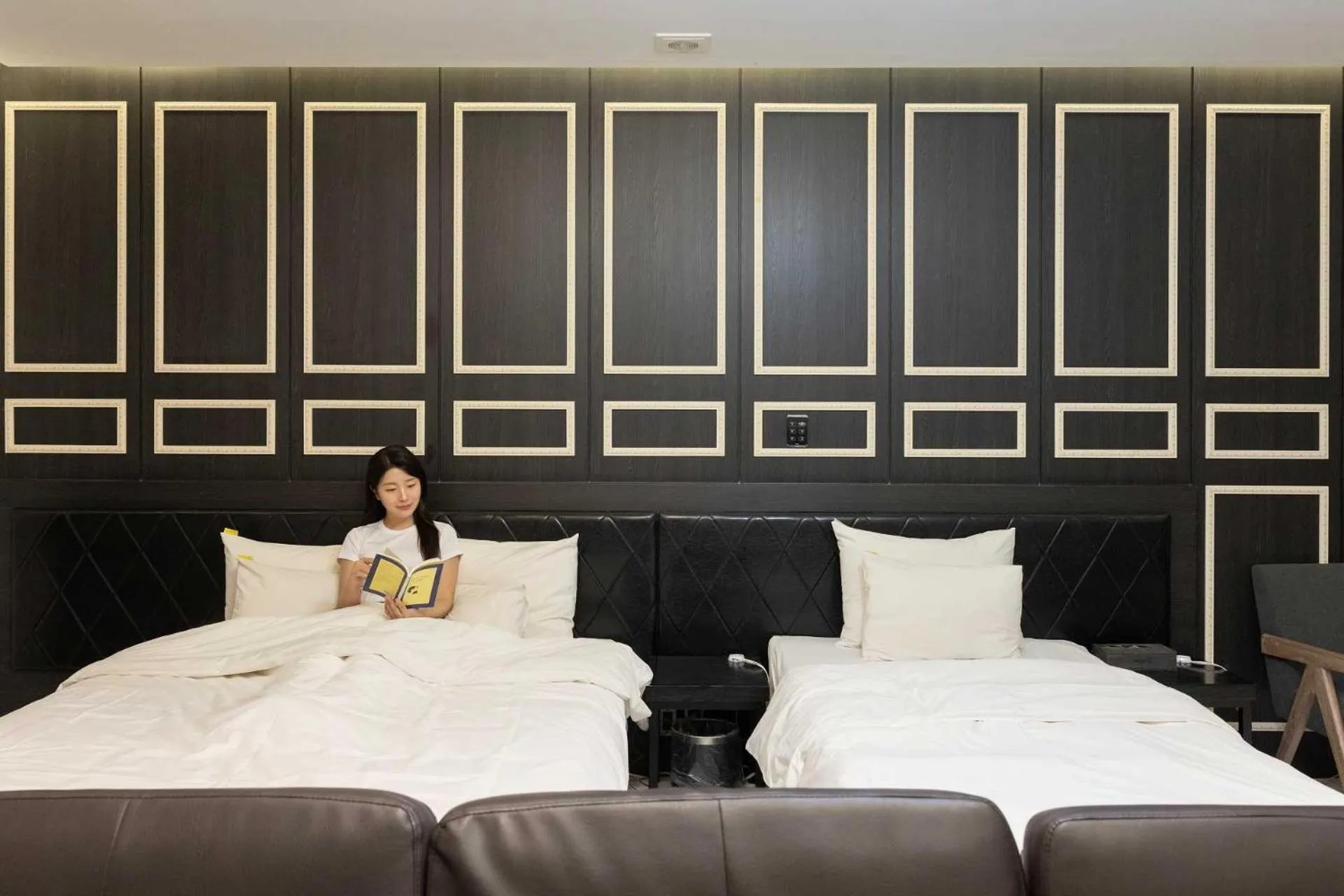 Bed in Hotel Moon Cheonan ShinBuldang