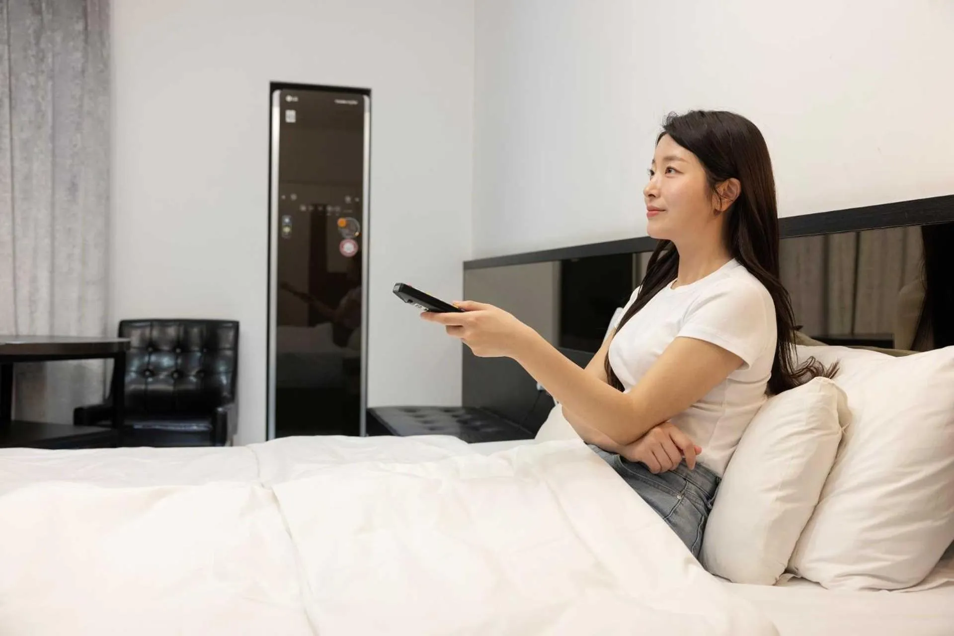 Photo of the whole room, Bed in Hotel Moon Cheonan ShinBuldang