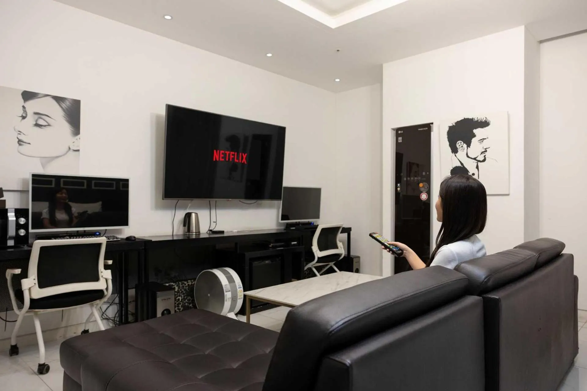 Seating area in Hotel Moon Cheonan ShinBuldang