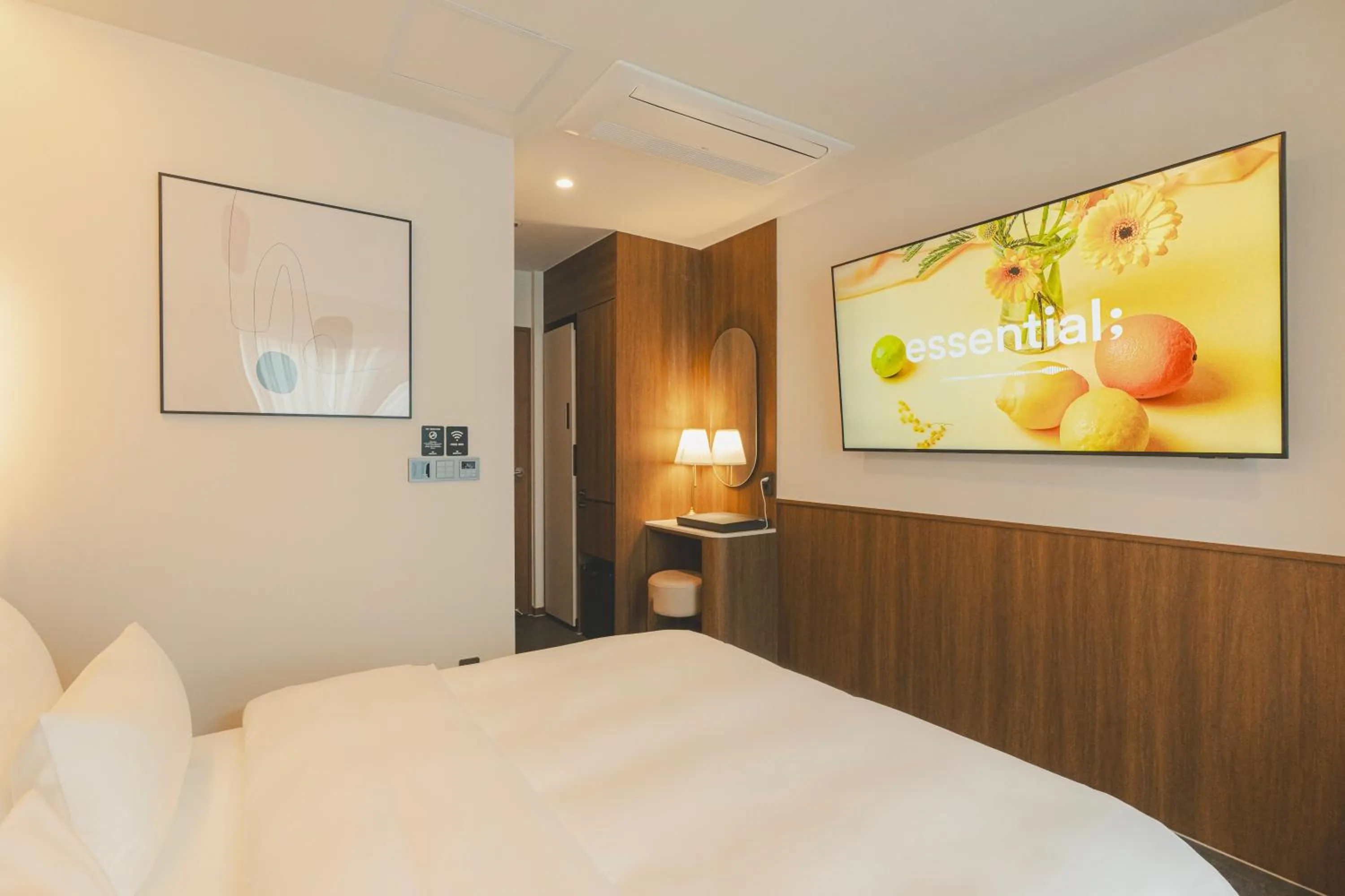 Bed in Cheonan Buldang Hound Hotel