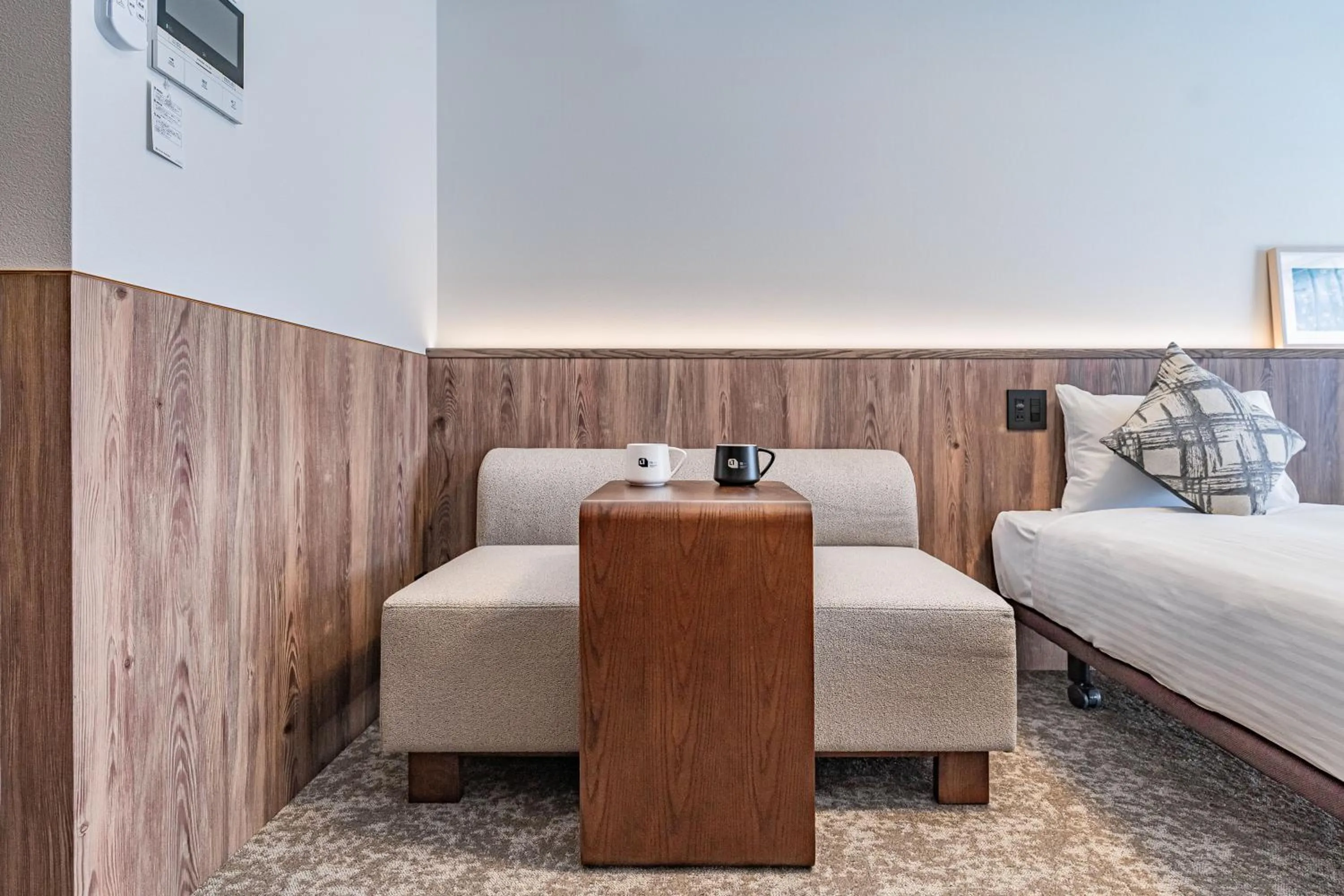 Bed in Apartment Hotel 11 Osaka Dome