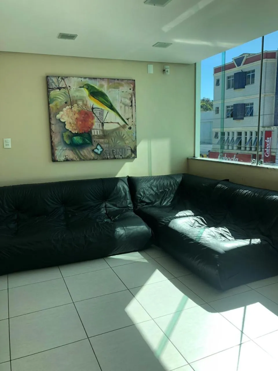 Seating area in Victor Plaza Formiga