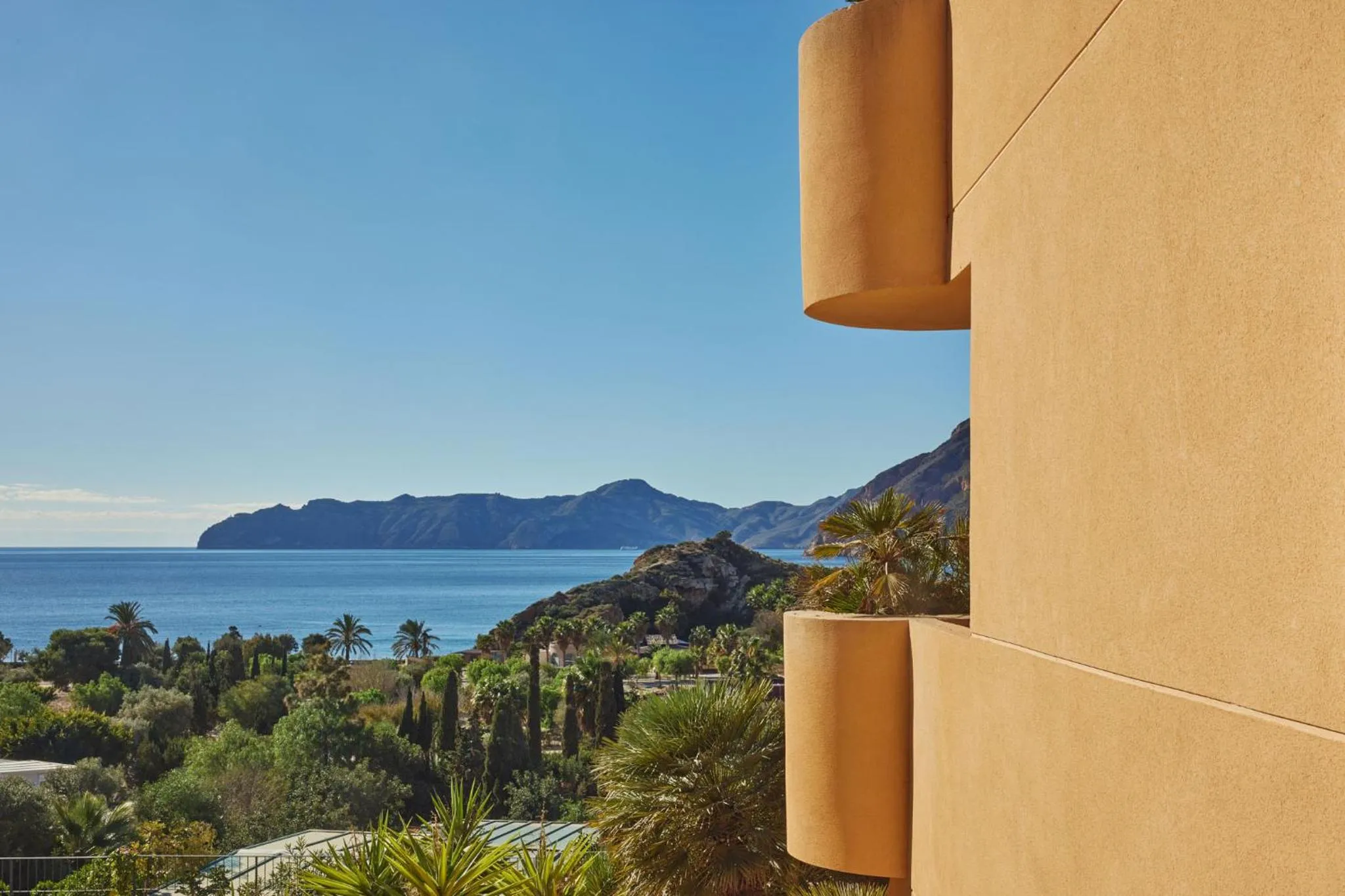 Sea view in Camping El Portus