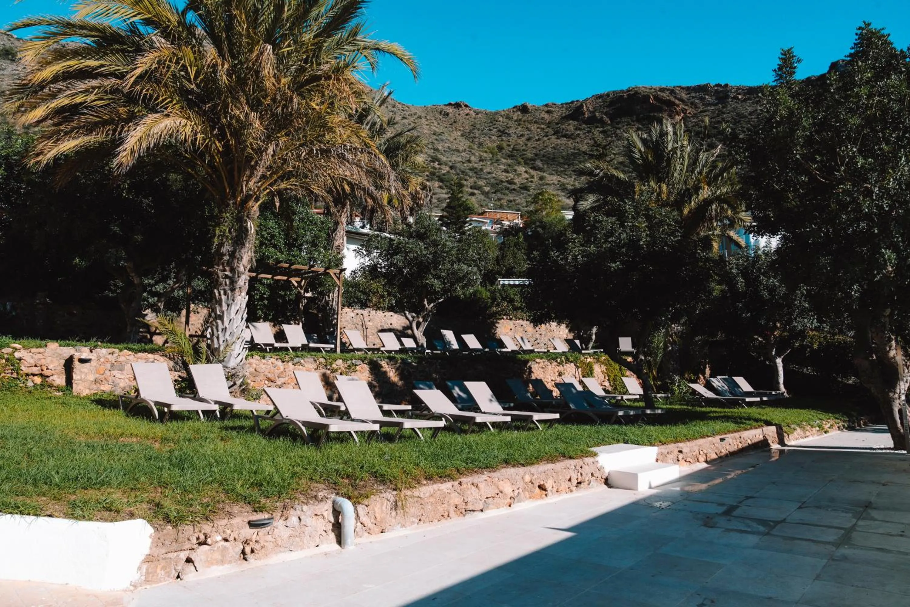 Solarium in Camping El Portus