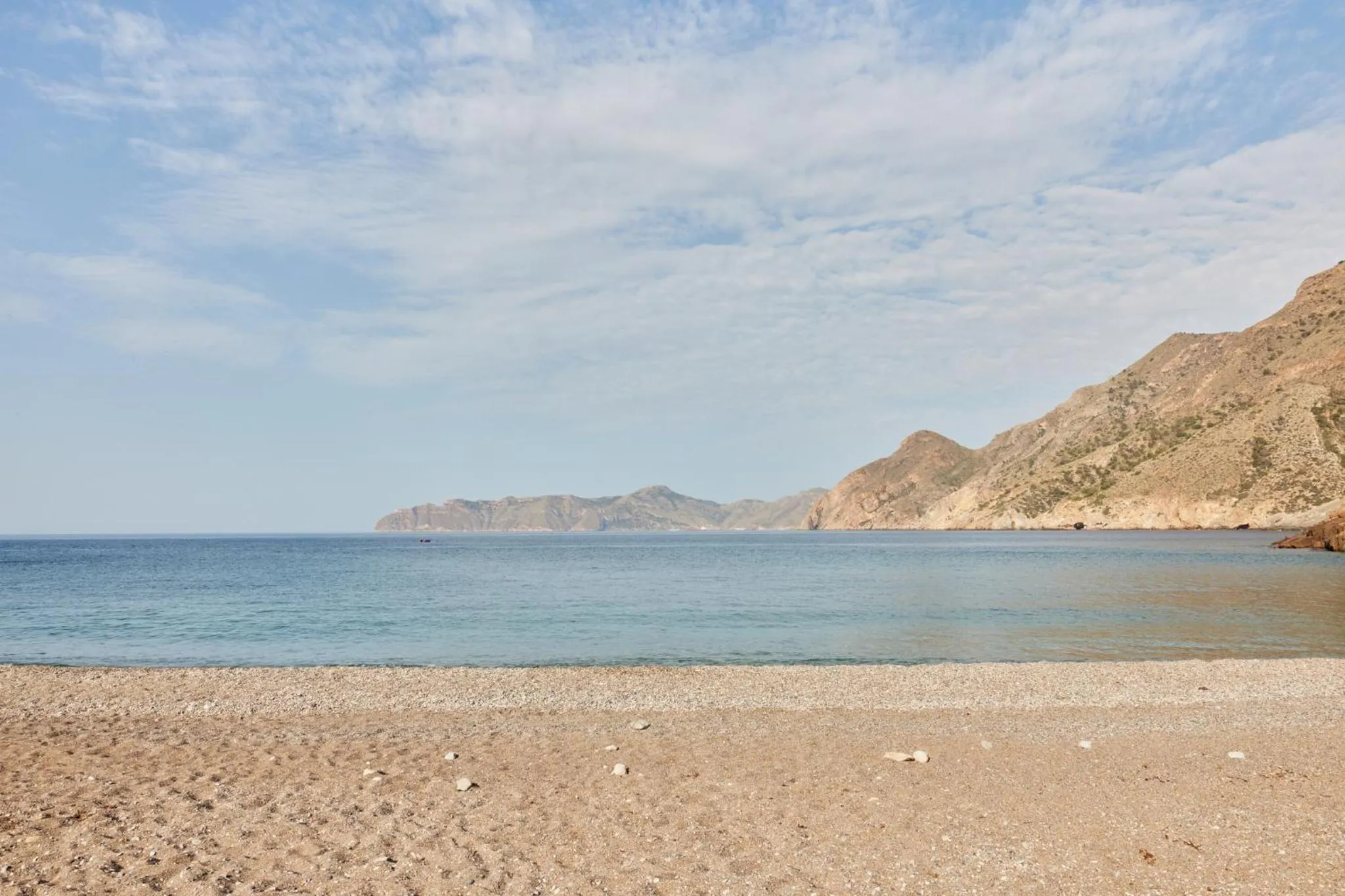 Beach in Camping El Portus