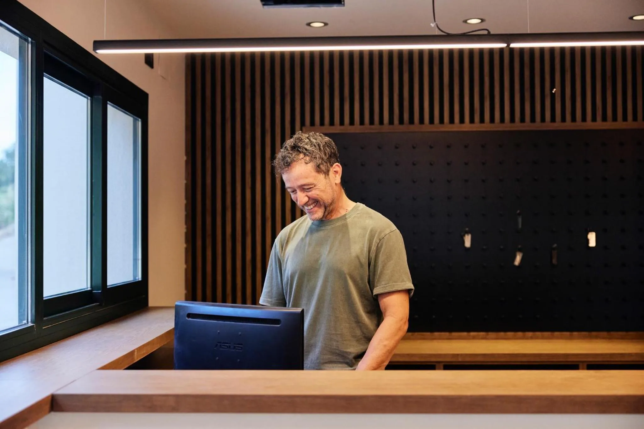 Lobby or reception in Camping El Portus