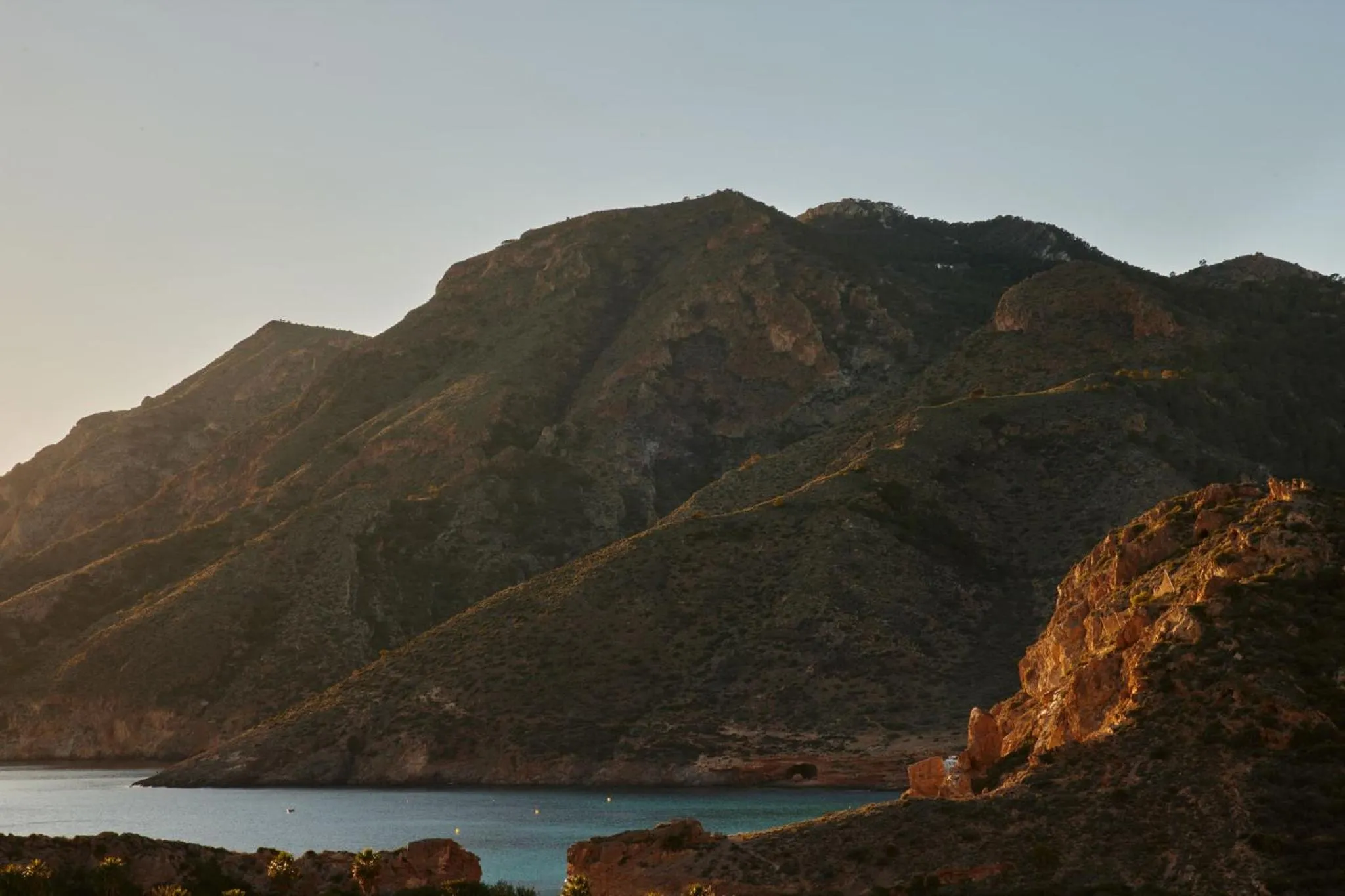 Natural landscape in Camping El Portus