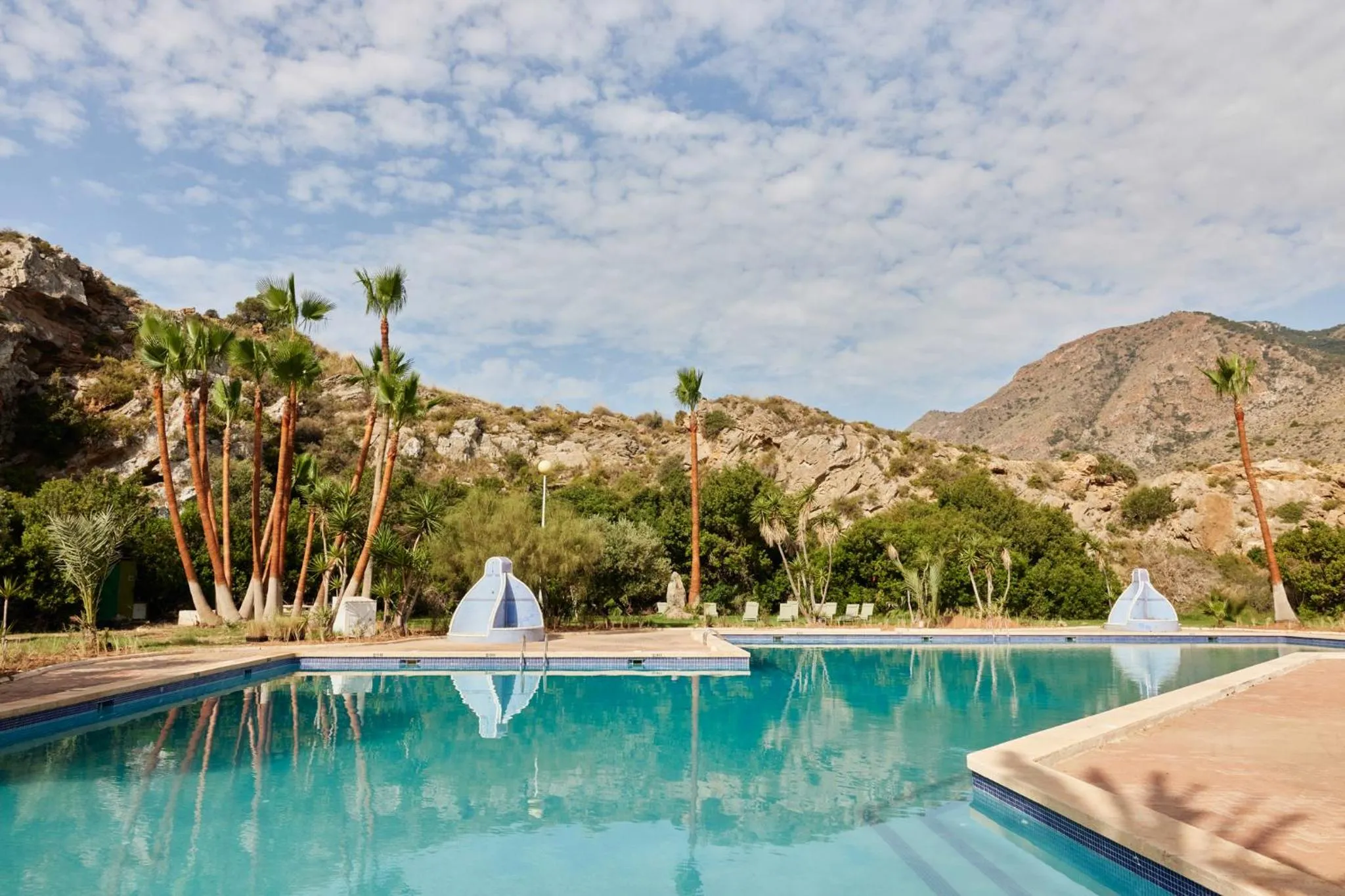 Swimming pool in Camping El Portus