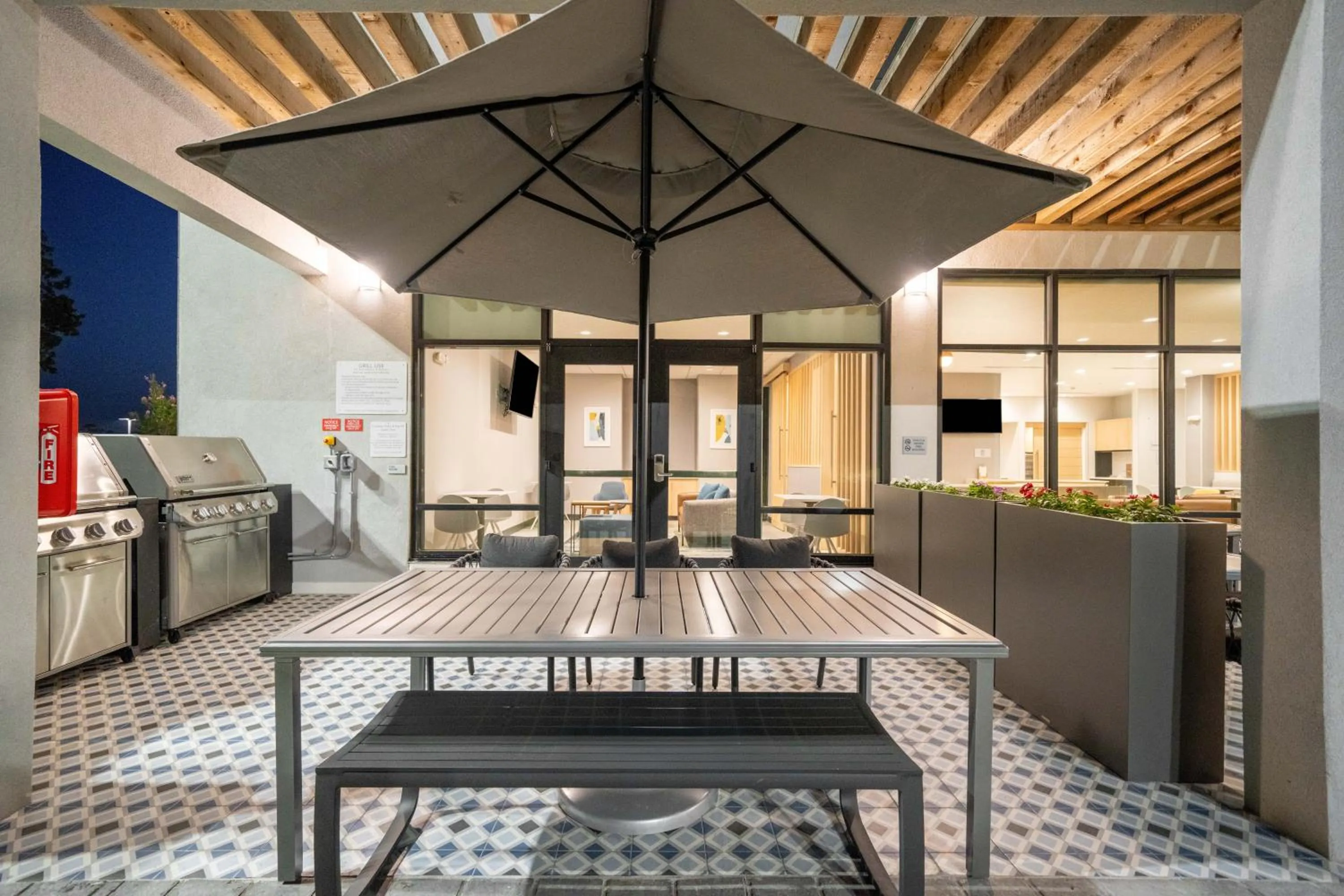 Patio in TownePlace Suites Longview