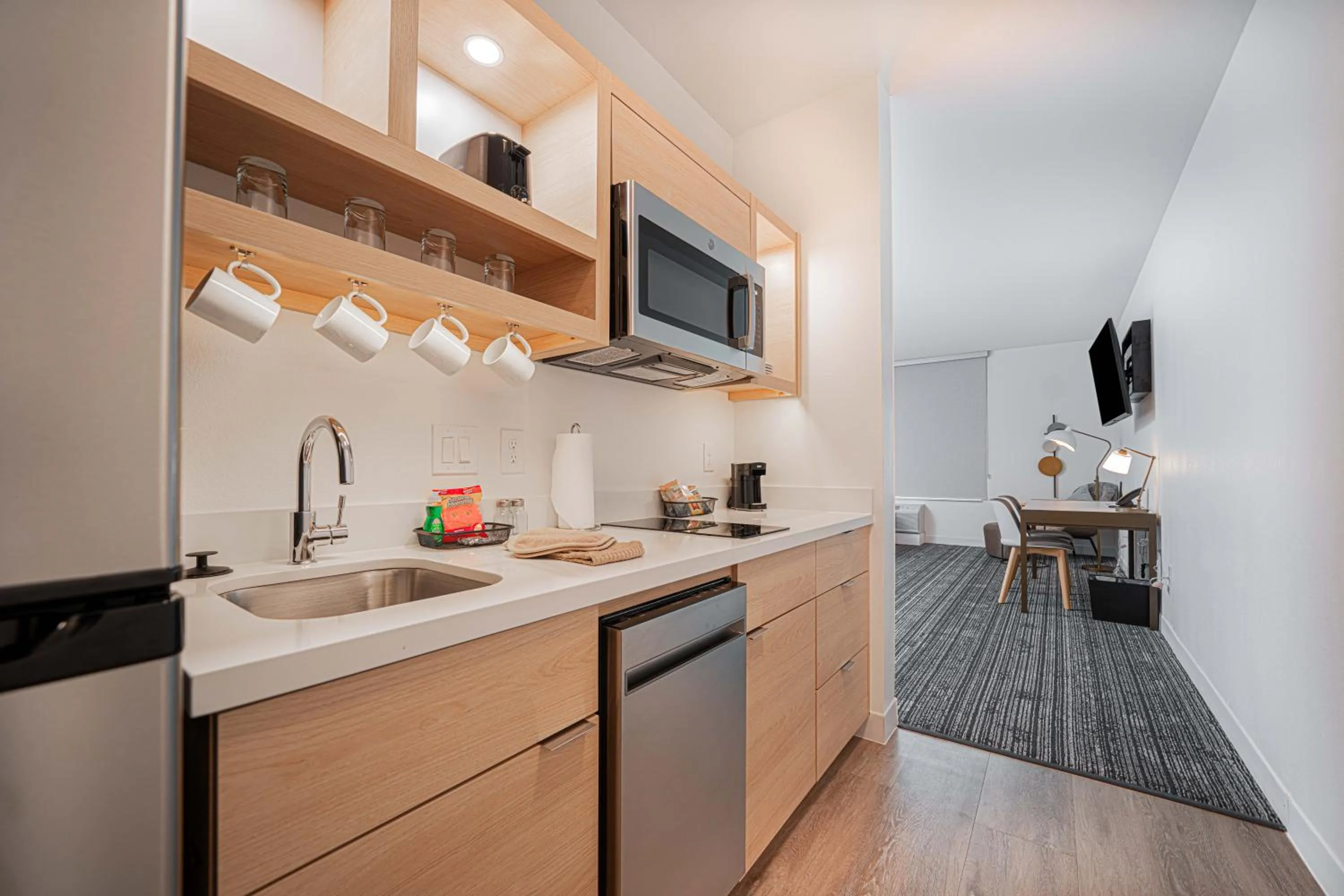 Kitchen or kitchenette in TownePlace Suites Longview