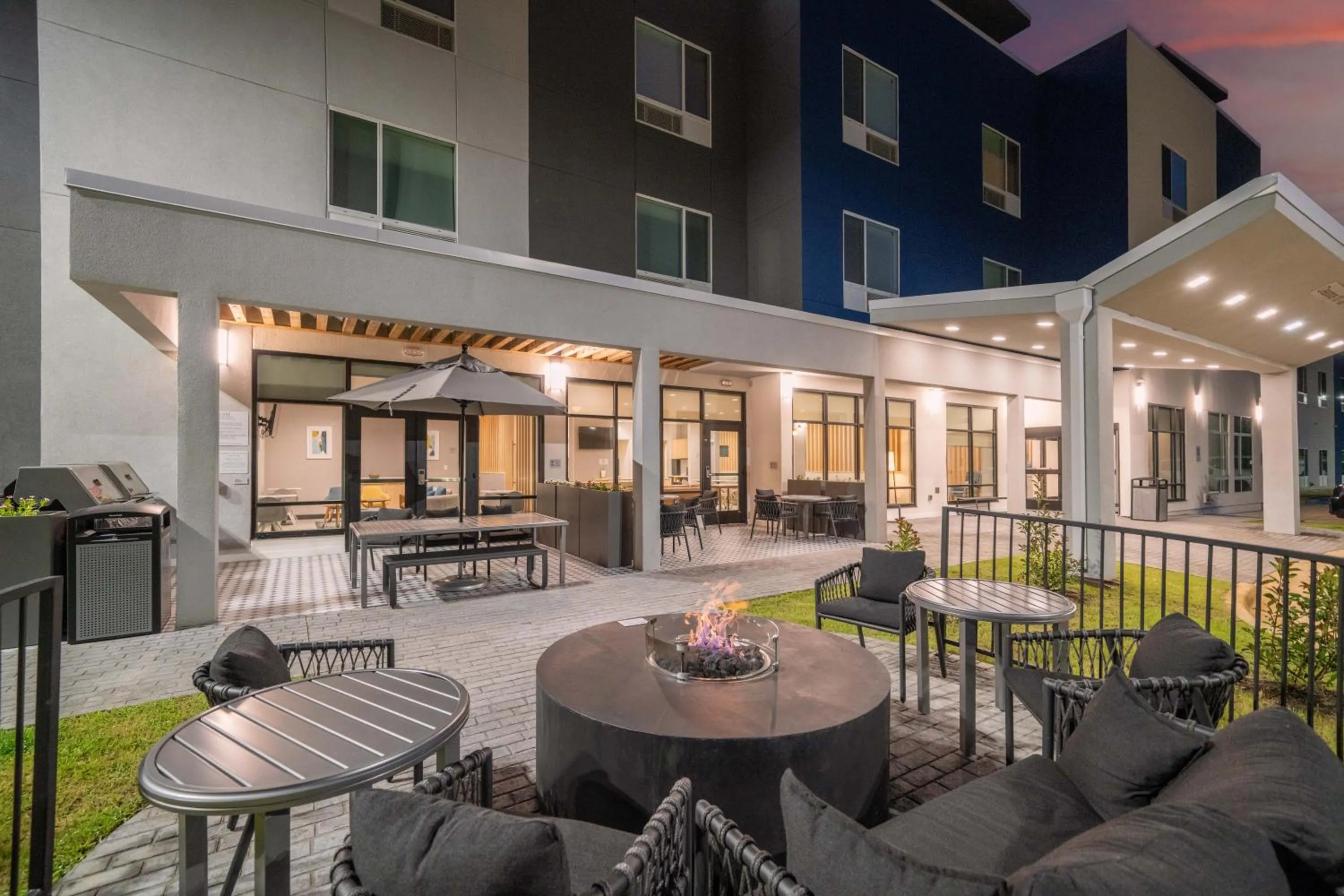 Patio in TownePlace Suites Longview