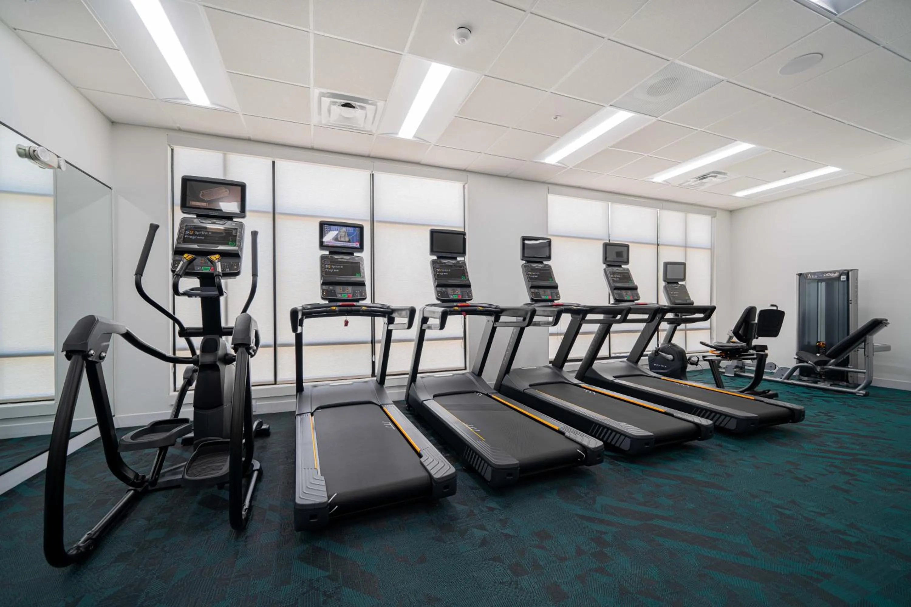 Fitness centre/facilities in TownePlace Suites Longview