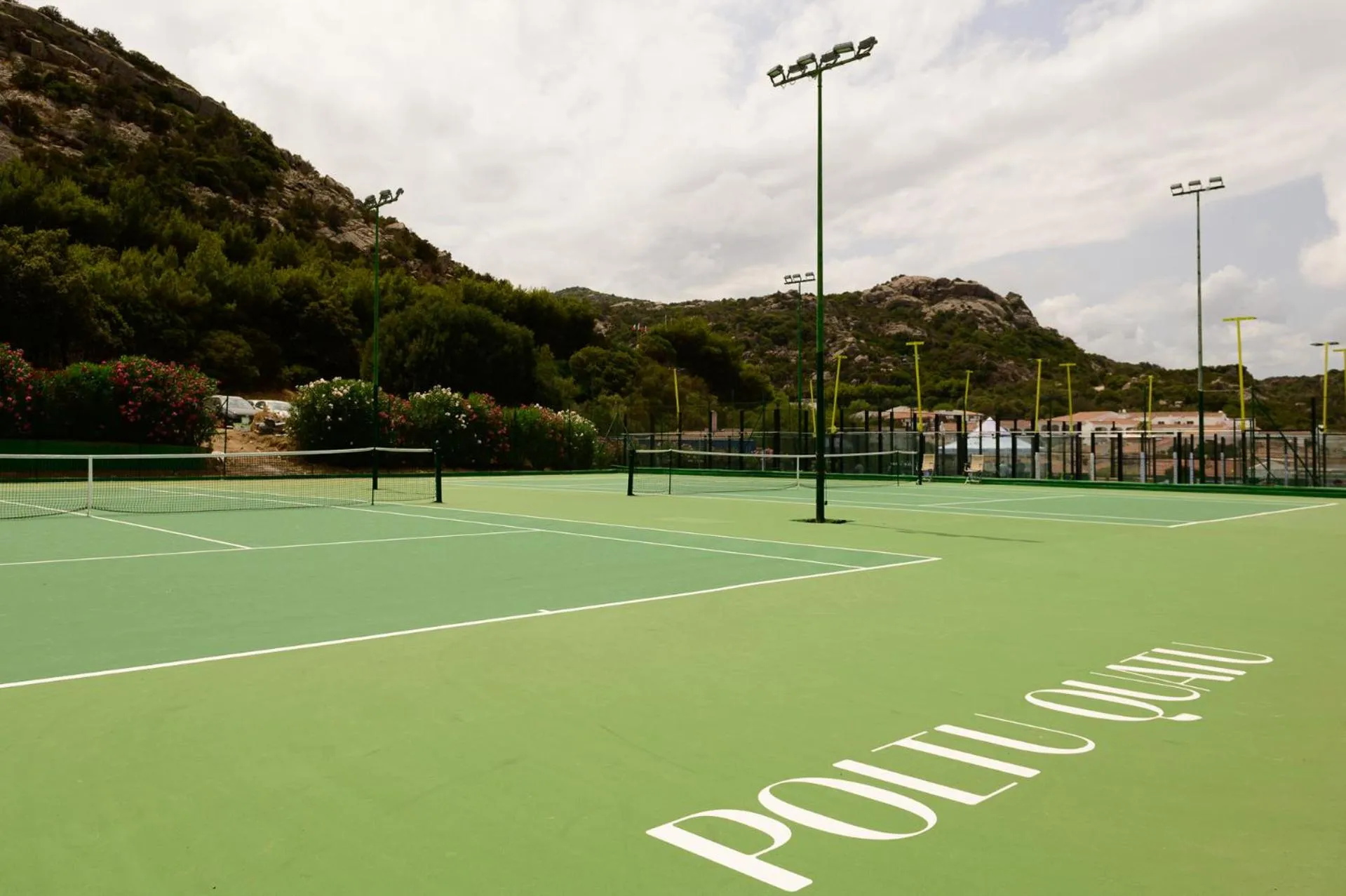Tennis court in W Sardinia - Poltu Quatu