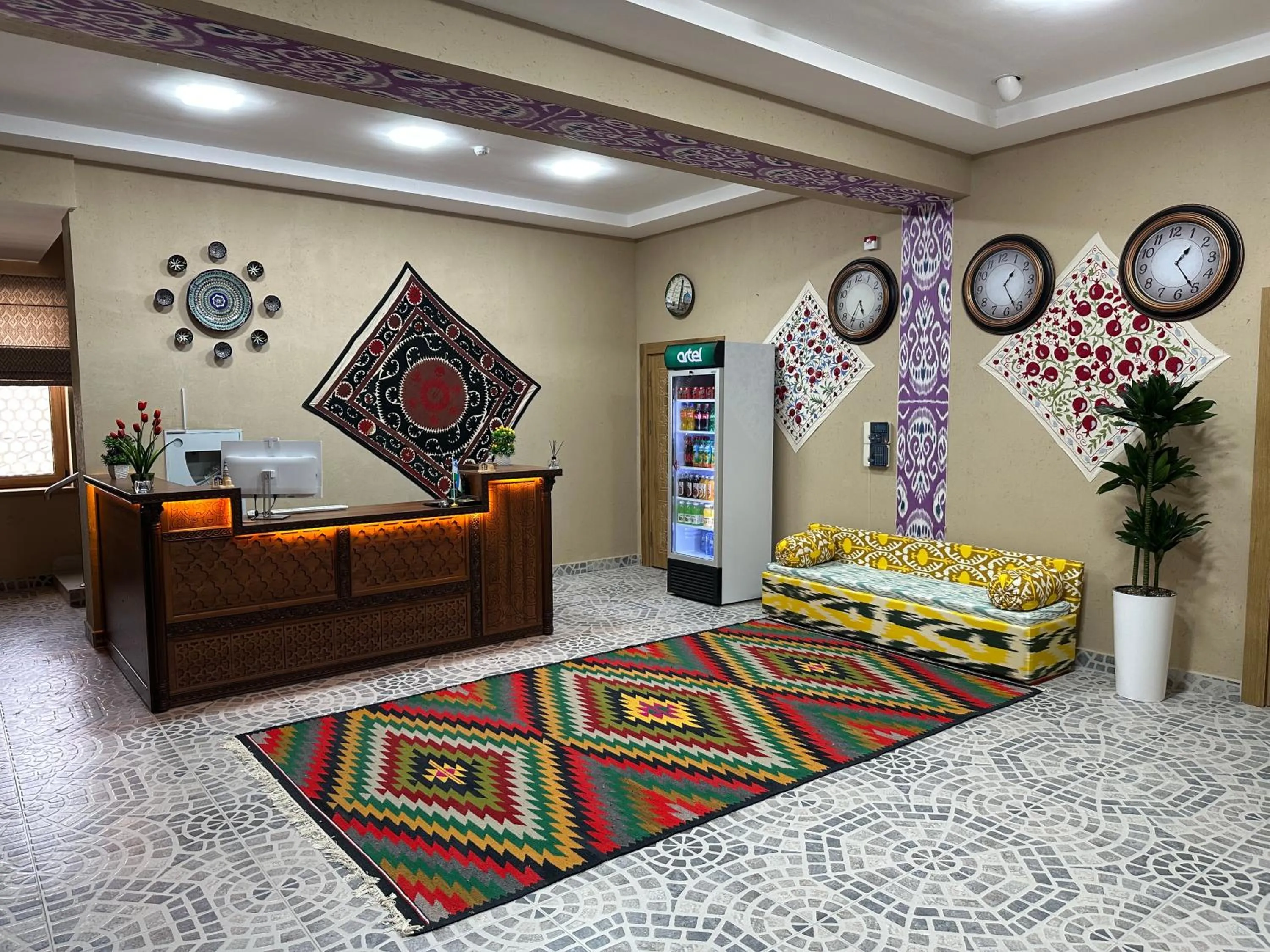 Lobby or reception in Hotel Byond Khiva