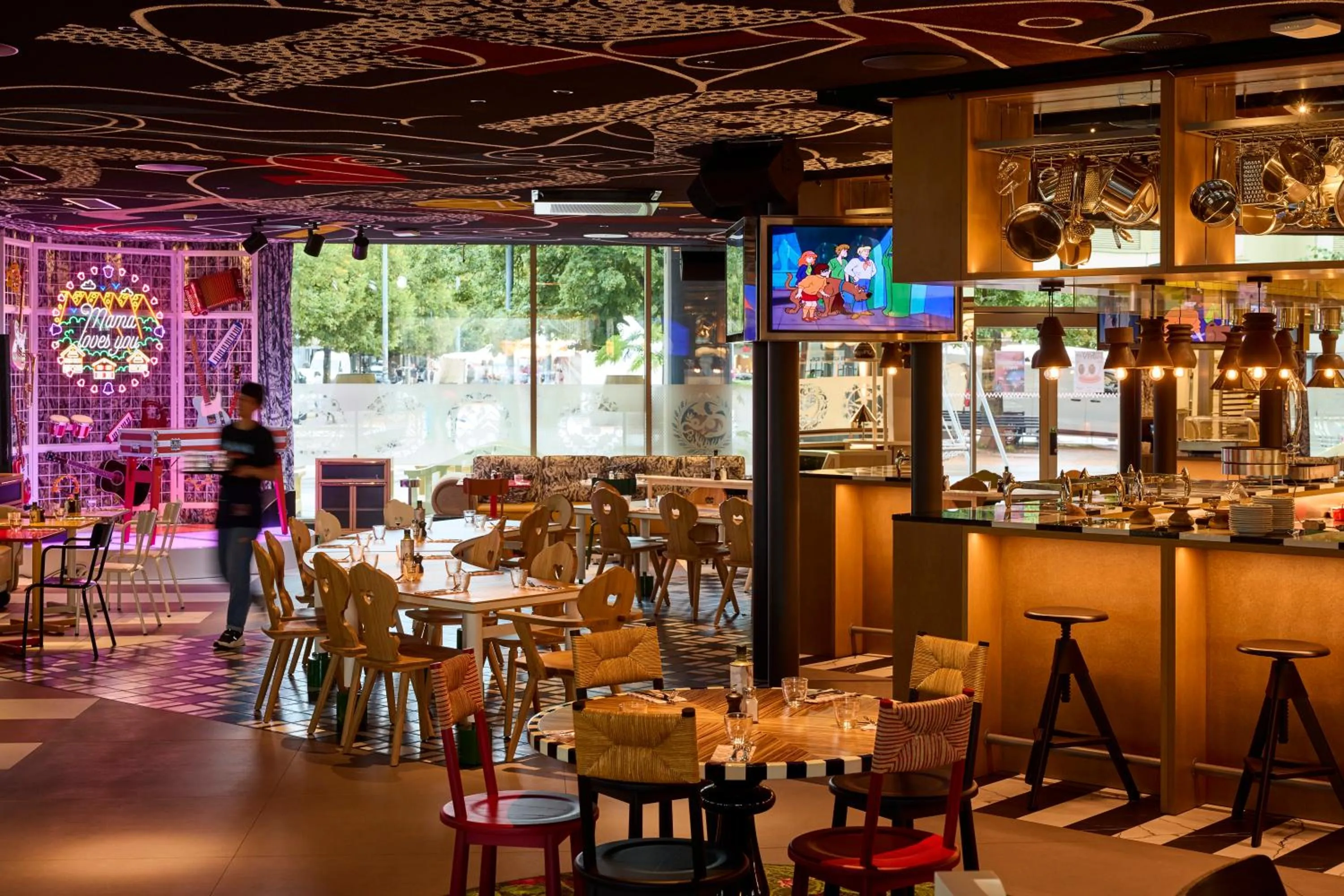 Restaurant/places to eat in Mama Shelter Zurich