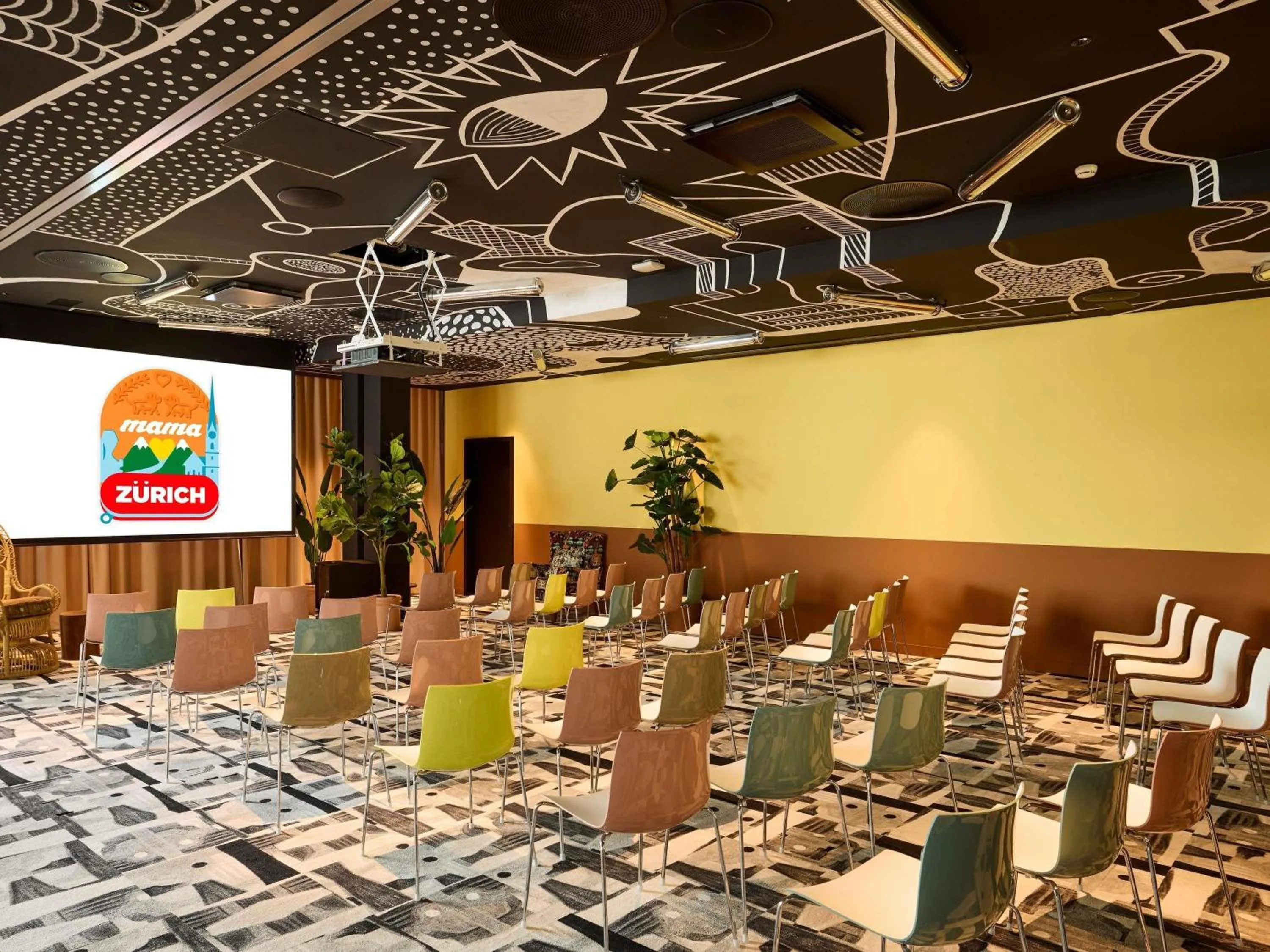 Meeting/conference room in Mama Shelter Zurich