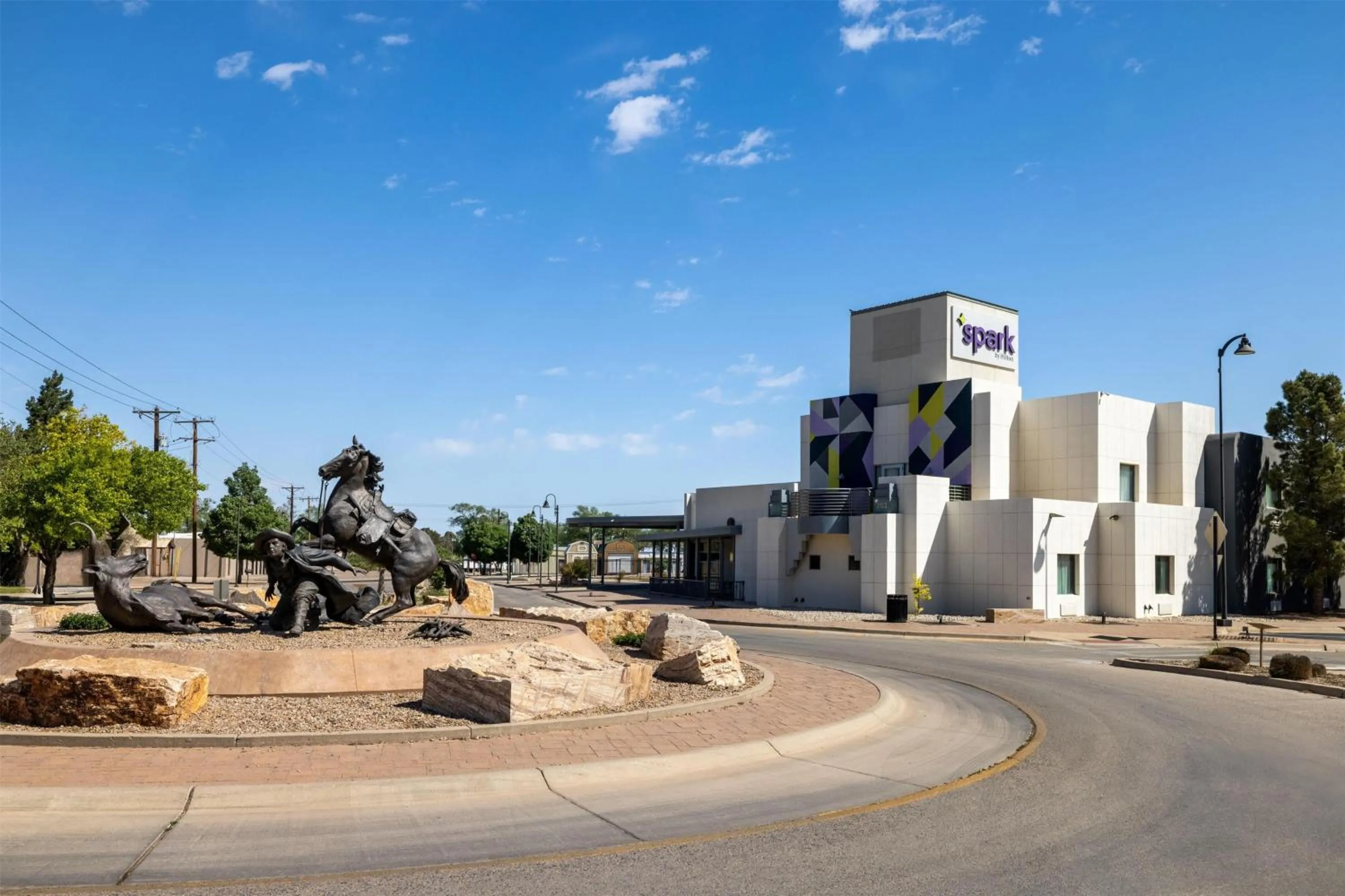 Property building in Spark by Hilton Artesia