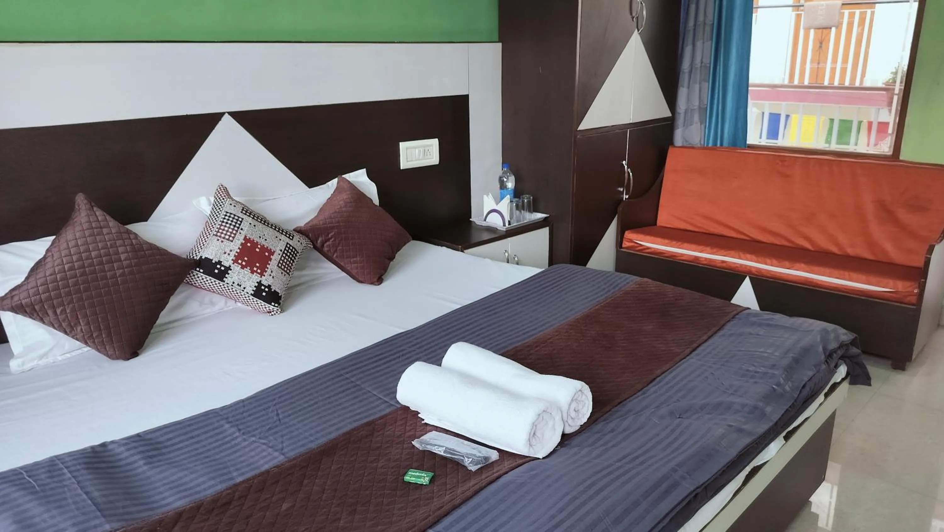 Bed in Adventure Inn 20 Metre from Swimming Pool