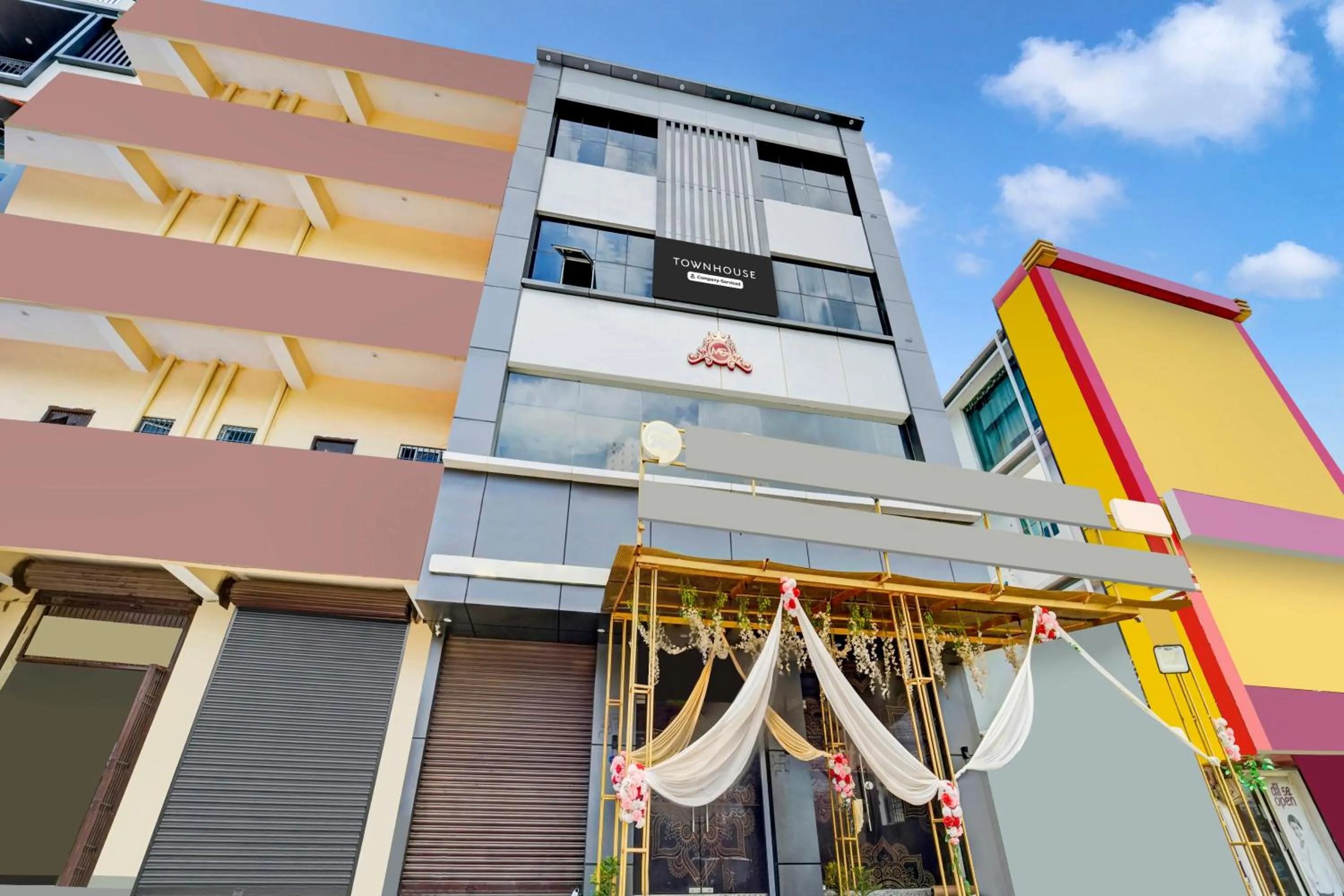 Facade/entrance in Super Townhouse Anisabad Near Mahavir Sansthan