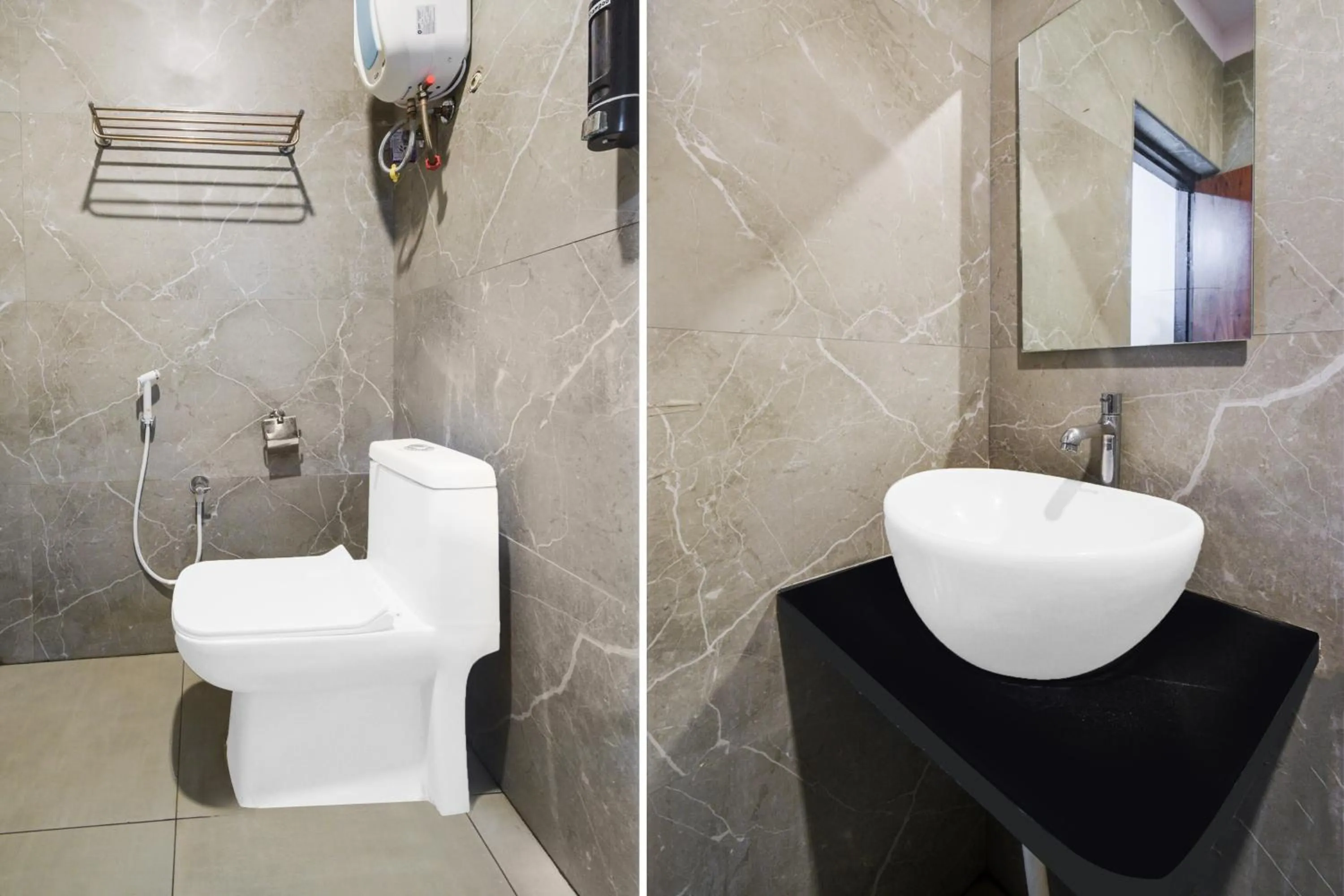 Bathroom in Super Townhouse Shamshabad Paradise Formerly Blue Petals Hotel