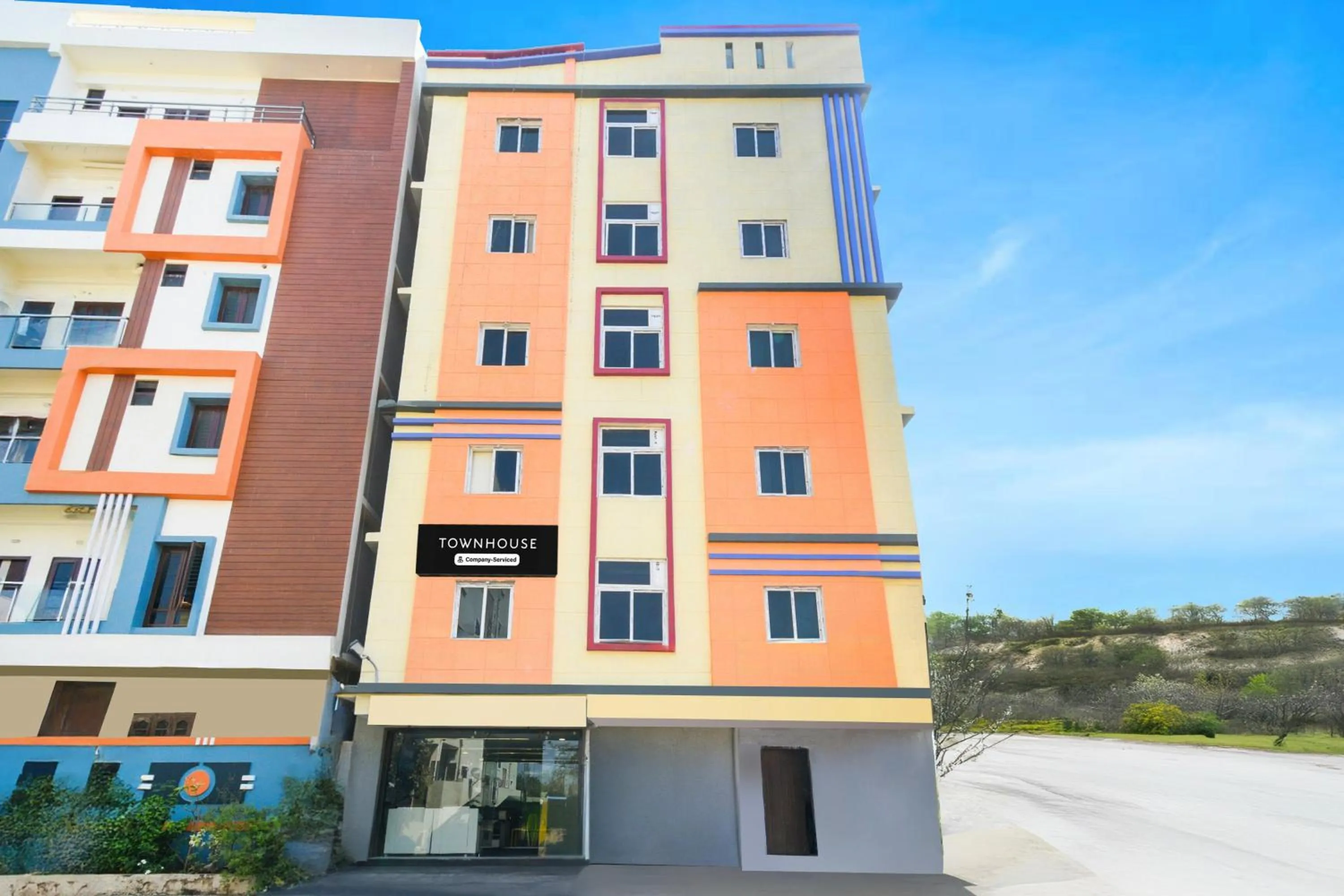 Facade/entrance in Super Townhouse Shamshabad Paradise Formerly Blue Petals Hotel