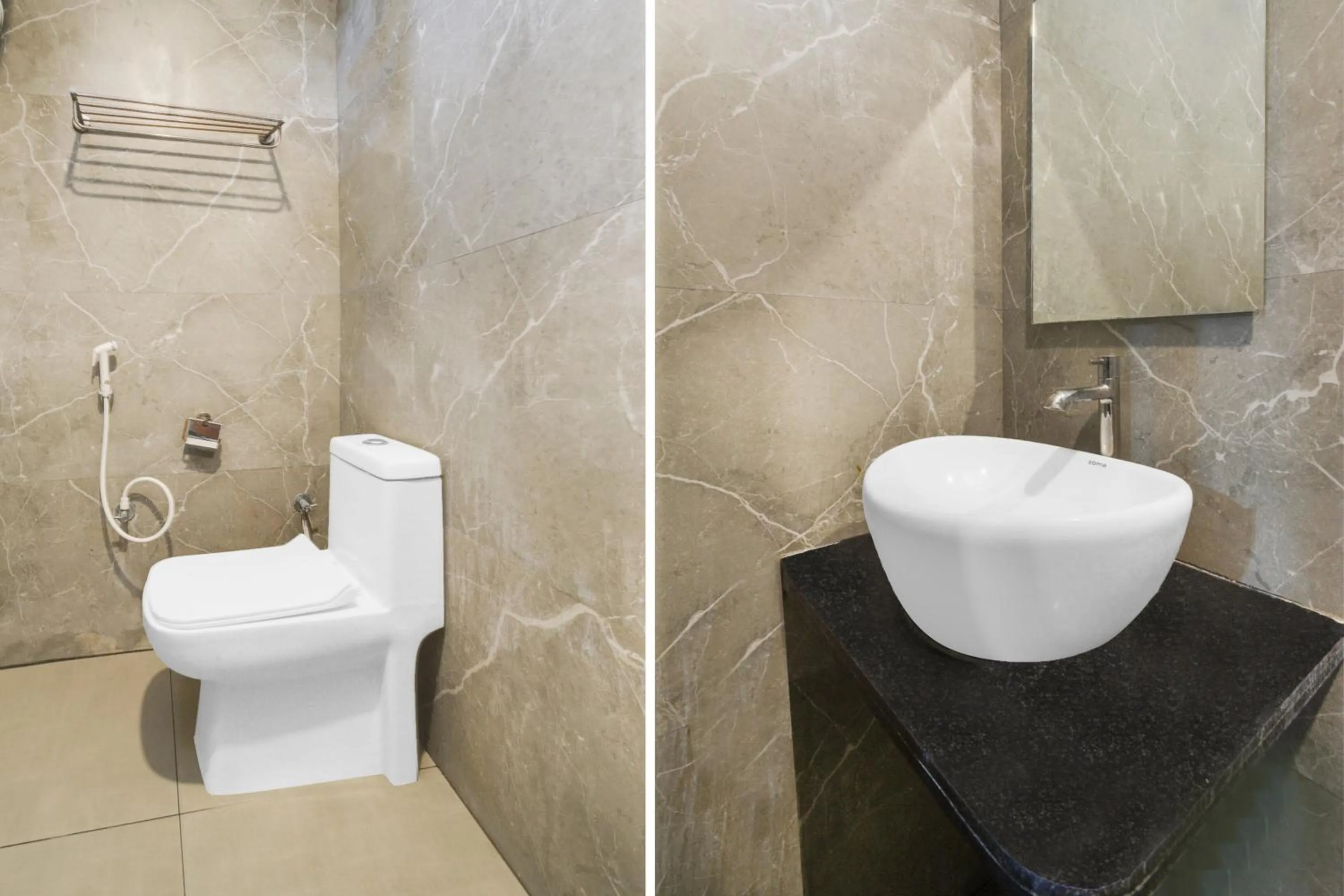 Bathroom in Super Townhouse Shamshabad Paradise Formerly Blue Petals Hotel