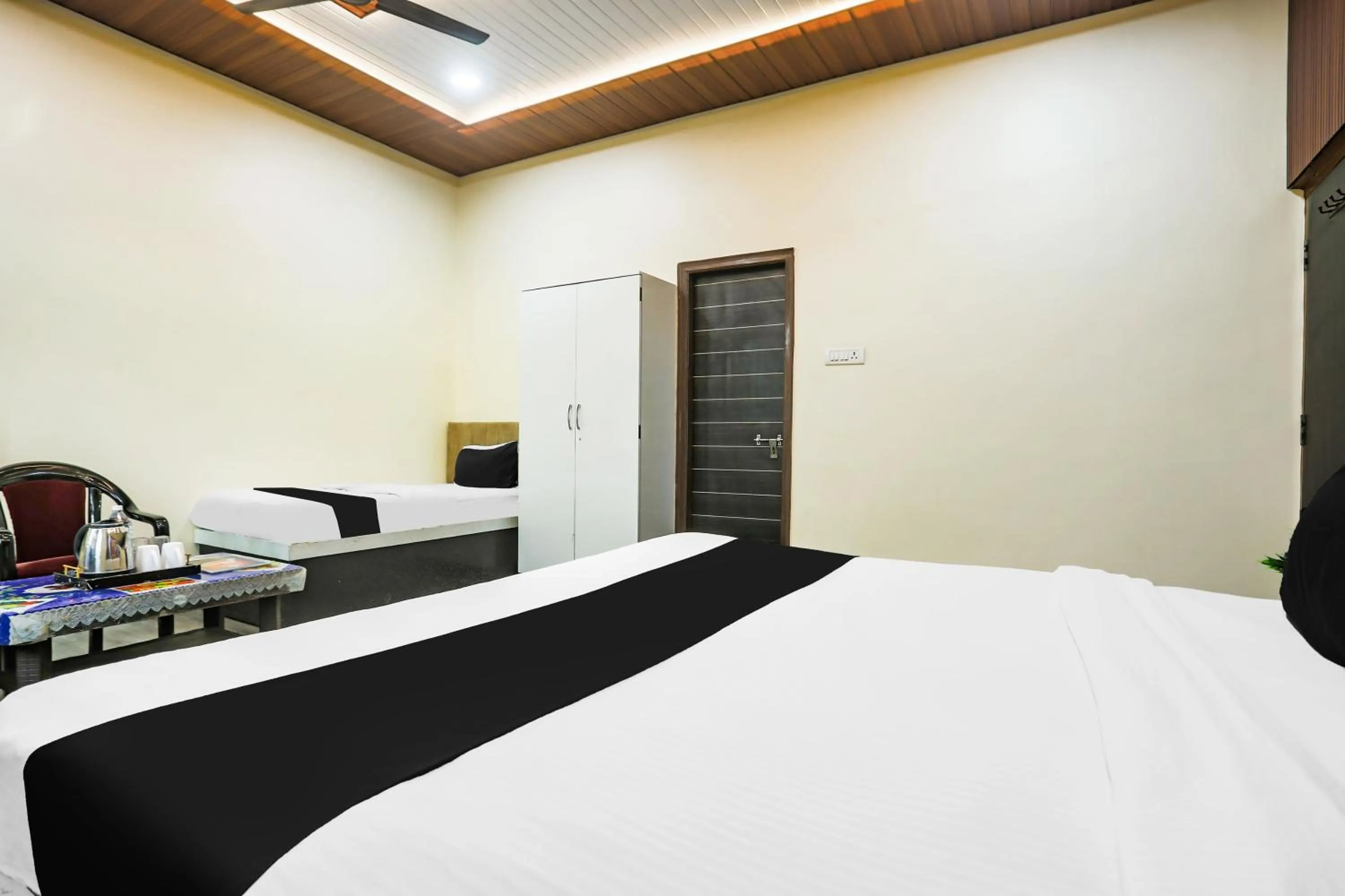 Bedroom, Bed in Super Collection O Jagannath Mandir Road Formerly Paradise Residency