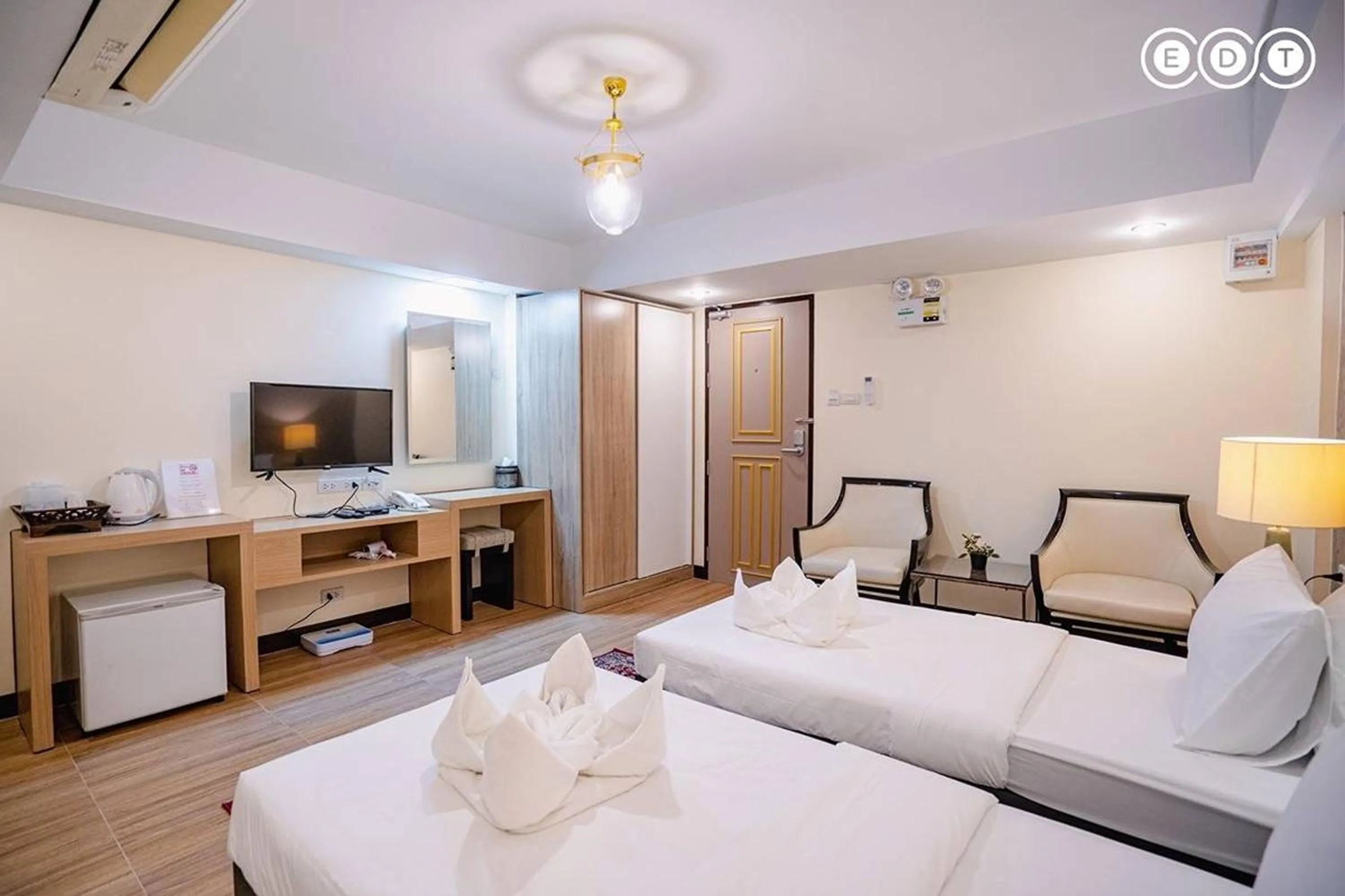 Bedroom, Bed in Kim Hotel At Morleng