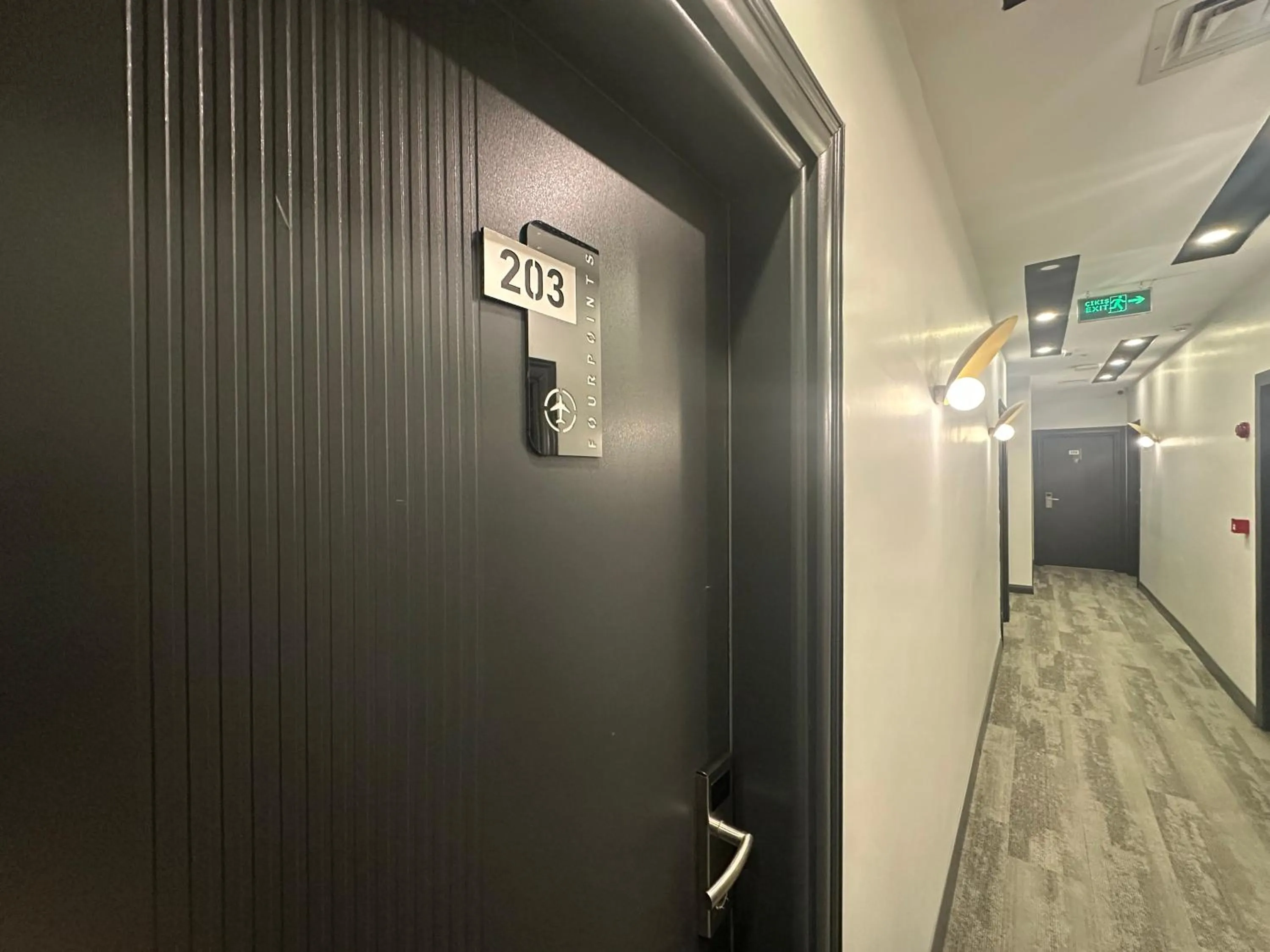 Decorative detail in Fourpoints Airport Hotel