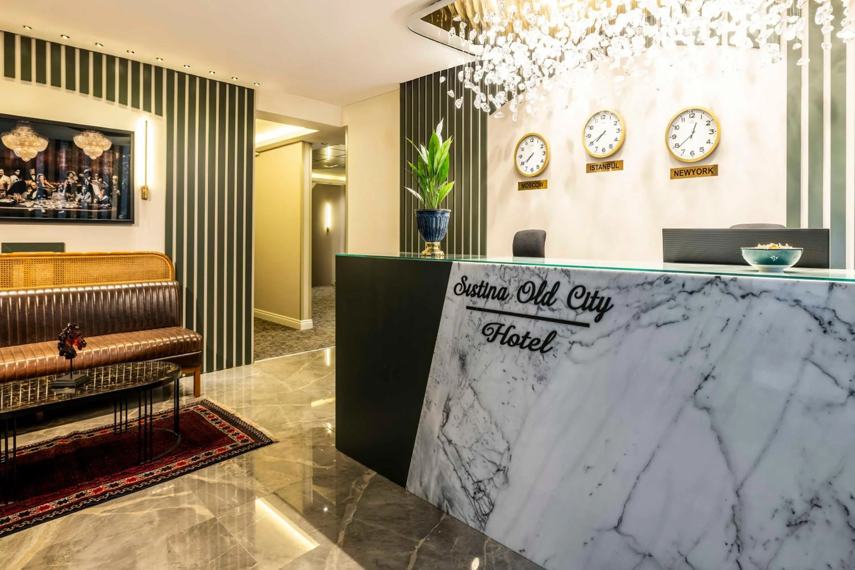 Lobby or reception in Sistina Old City Hotel