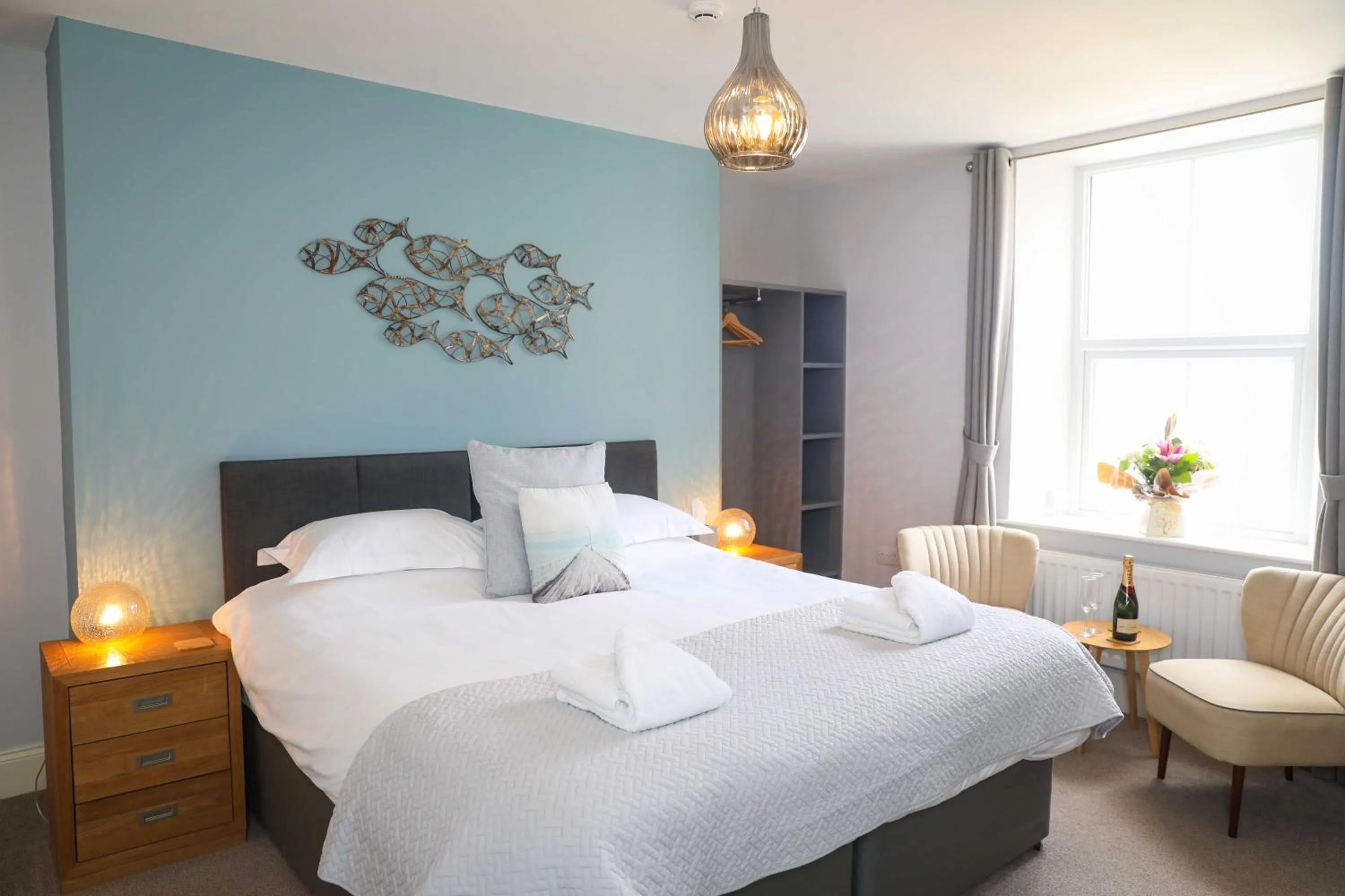 Bedroom, Bed in The Belfry Whitby