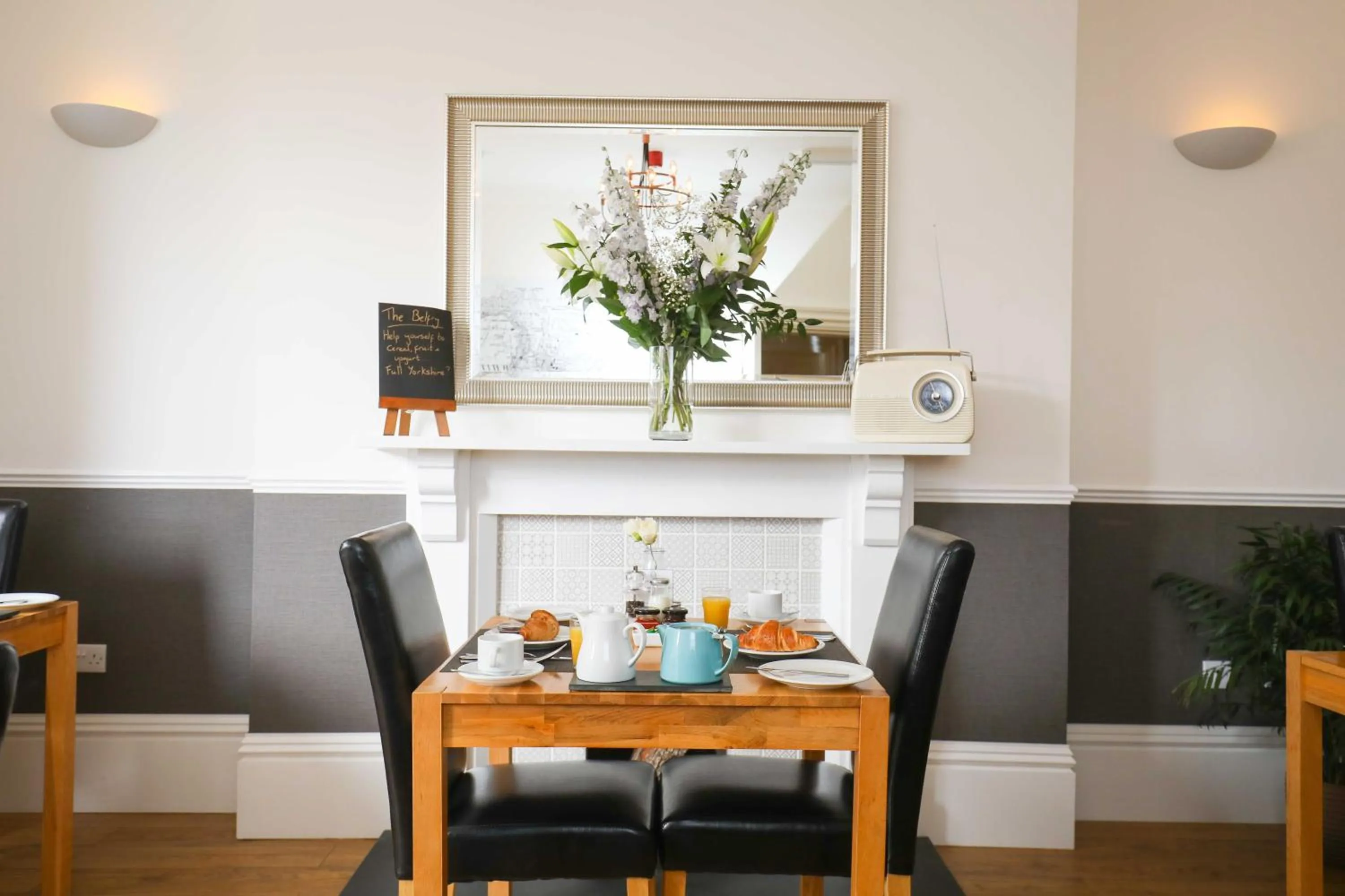 Breakfast in The Belfry Whitby