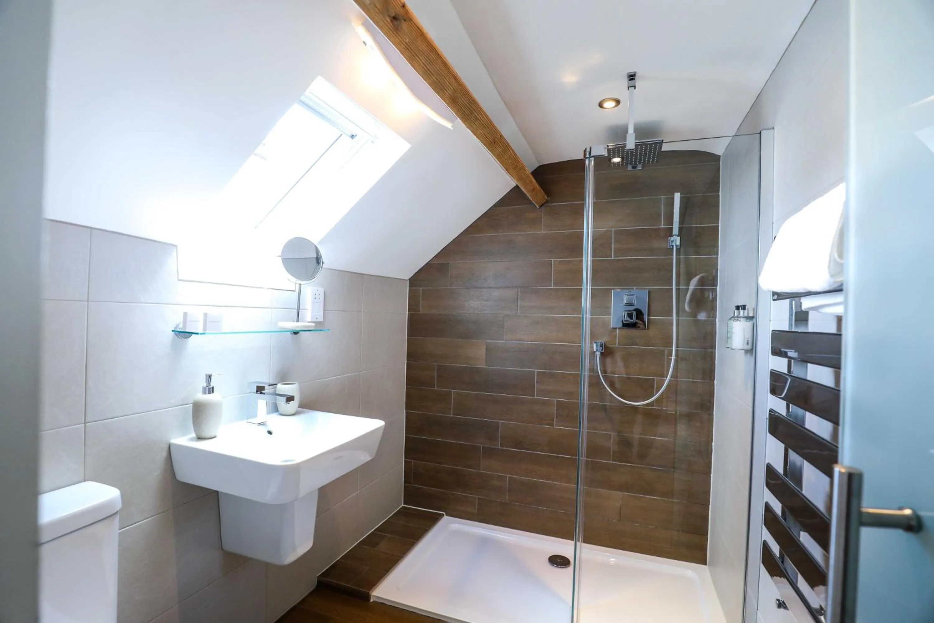 Shower in The Belfry Whitby