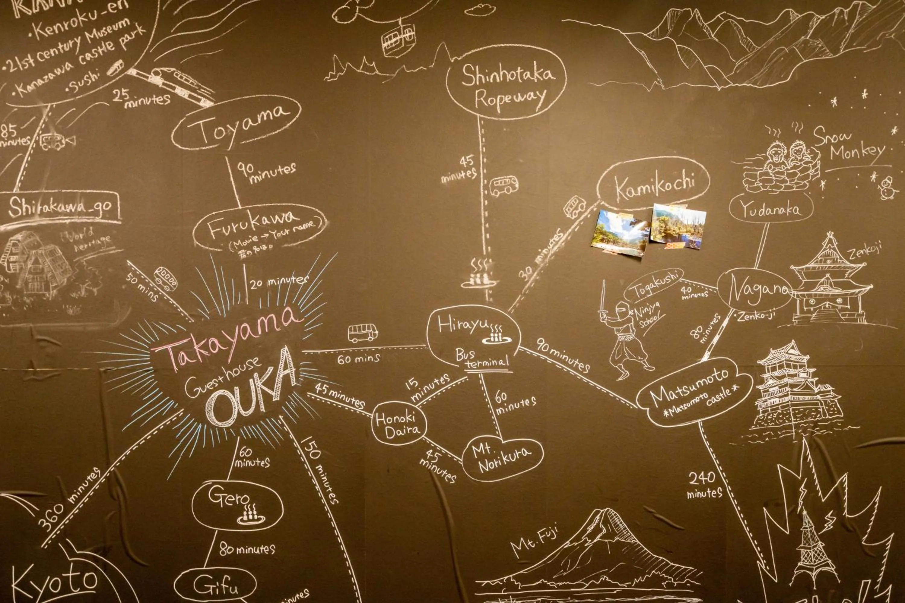 Decorative detail in Guest House Ouka