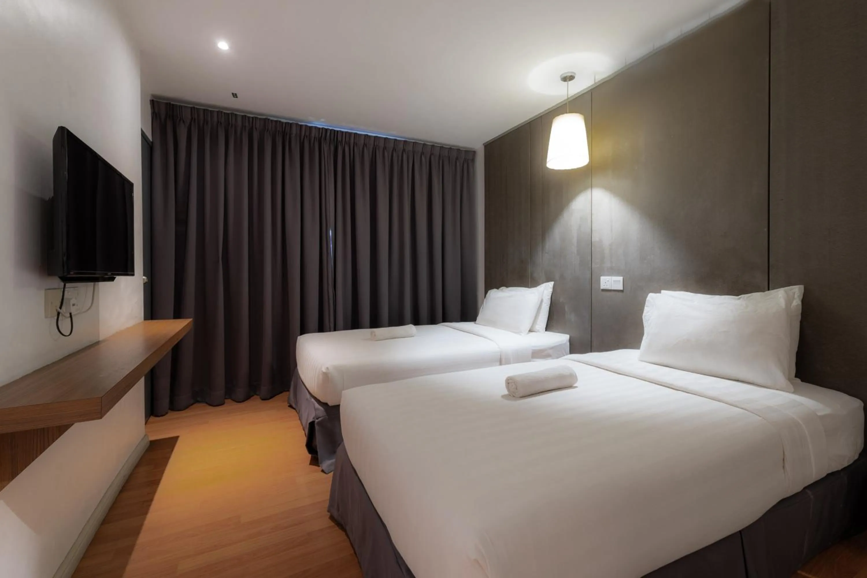 Bed in T+ Hotel Butterworth