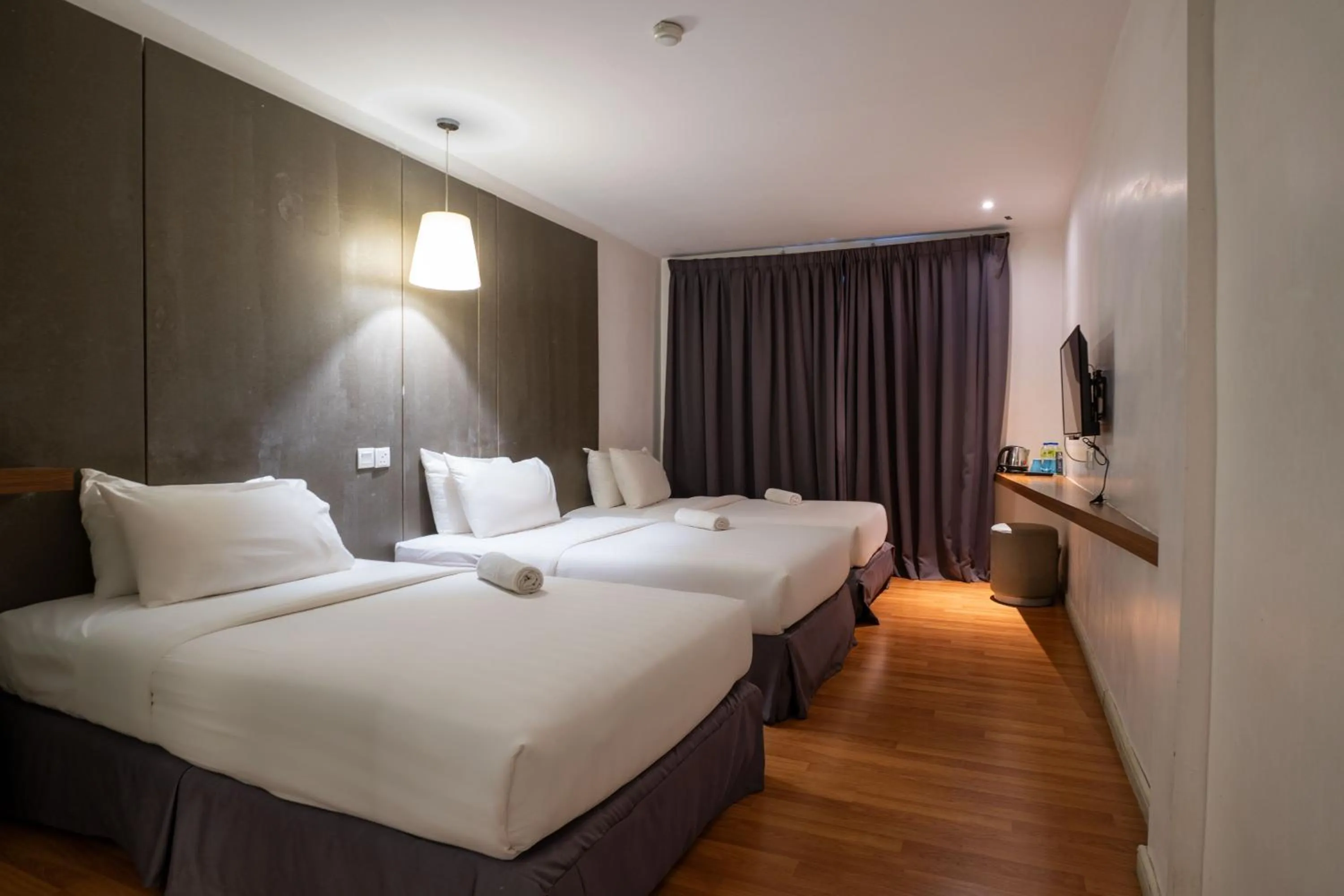 Bed in T+ Hotel Butterworth