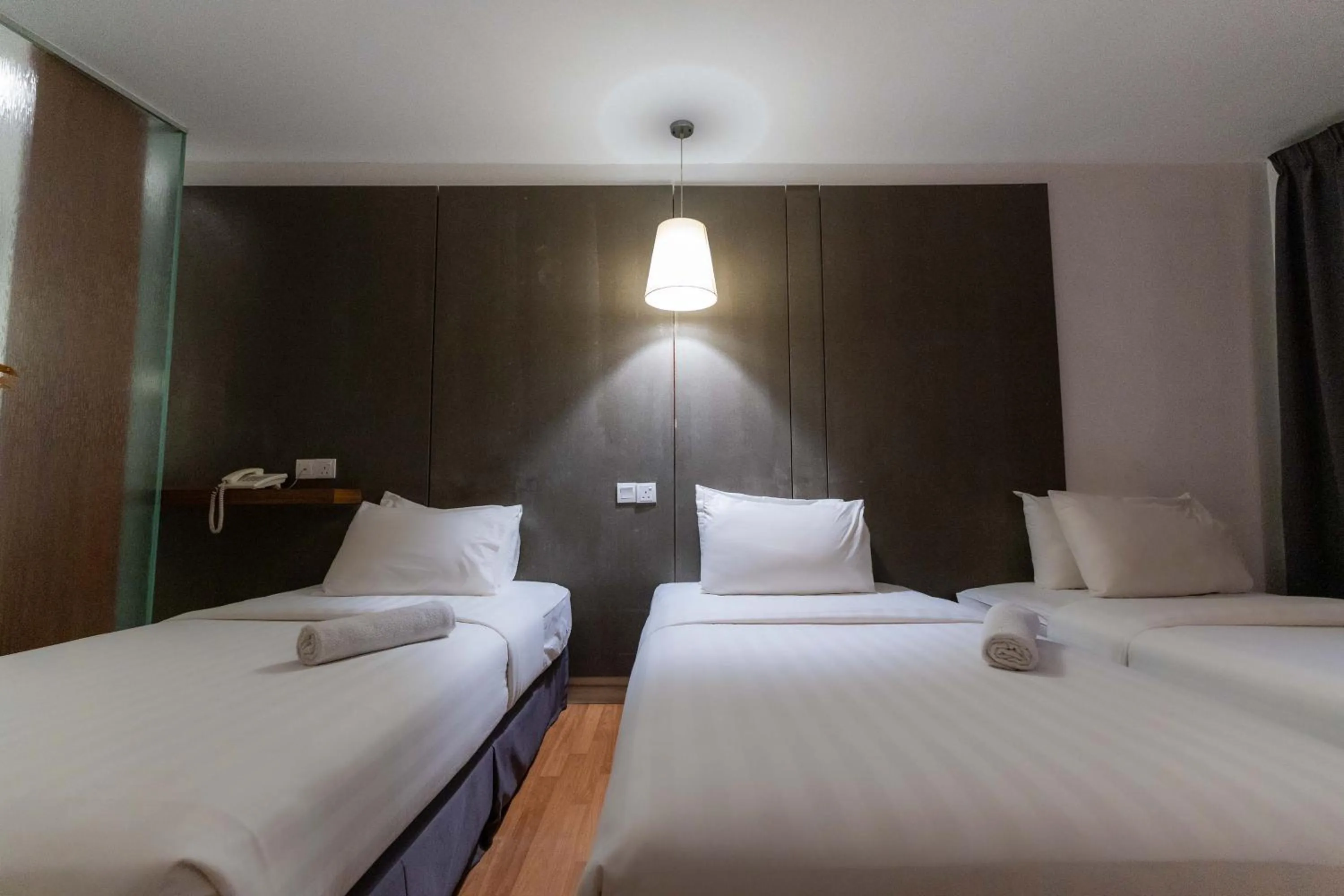 Bed in T+ Hotel Butterworth