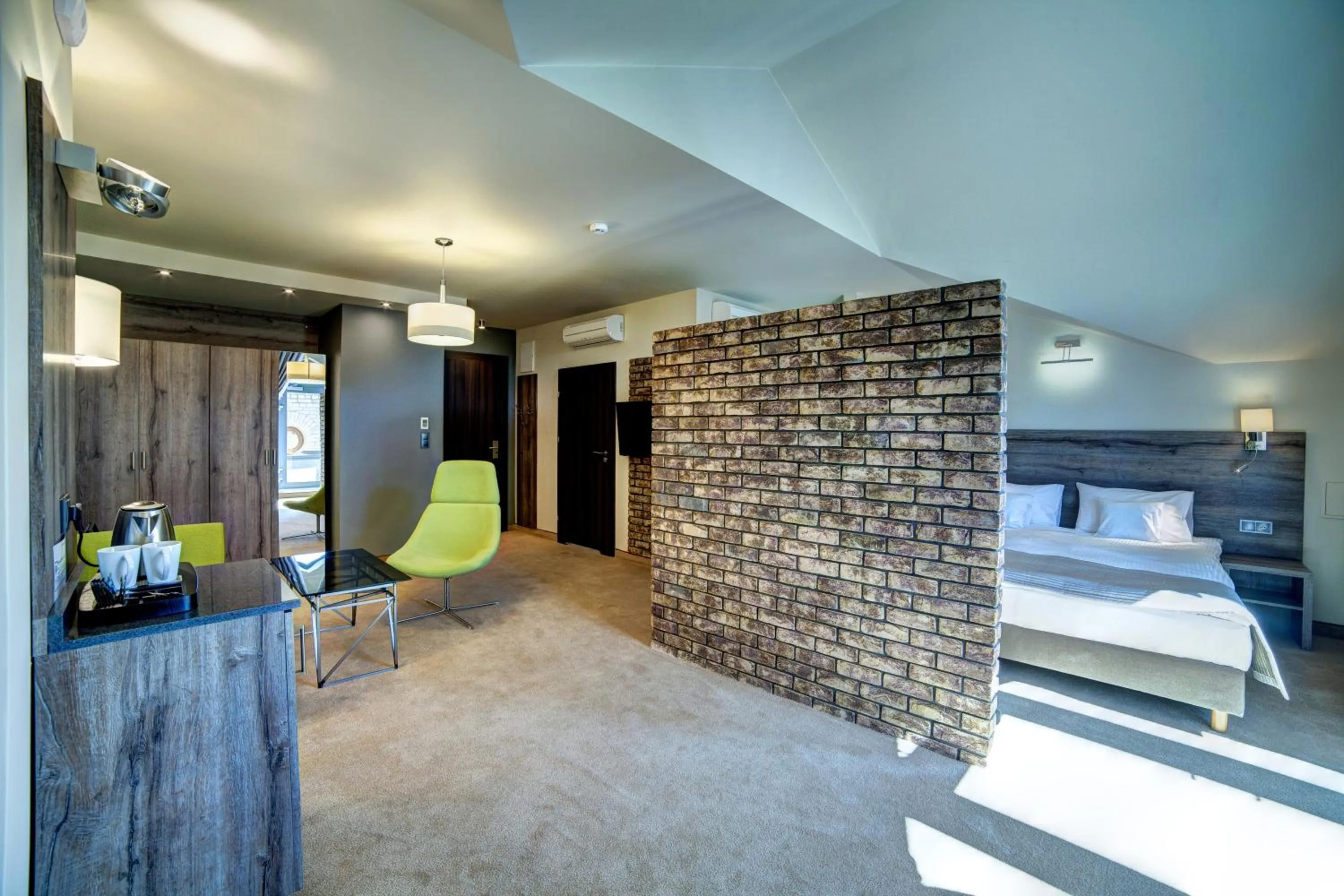 Coffee/tea facilities, Bed in Hotel Loft 1898