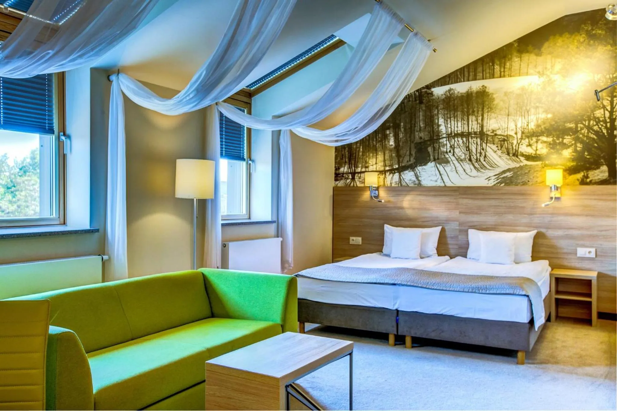 Bed in Hotel Loft 1898