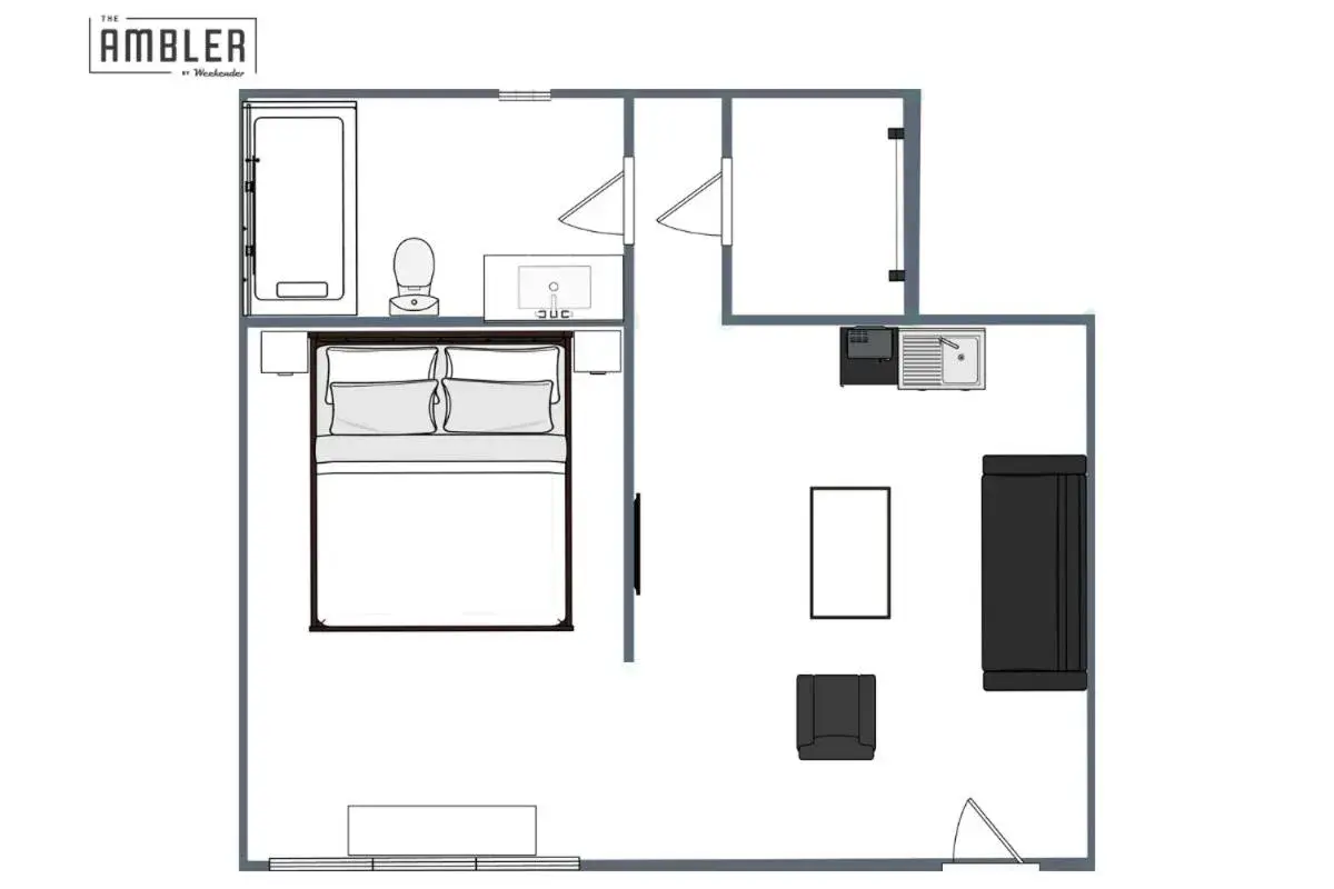 Deluxe King Suite in Ambler Hotel Deluxe King Suite in Ambler Hotel