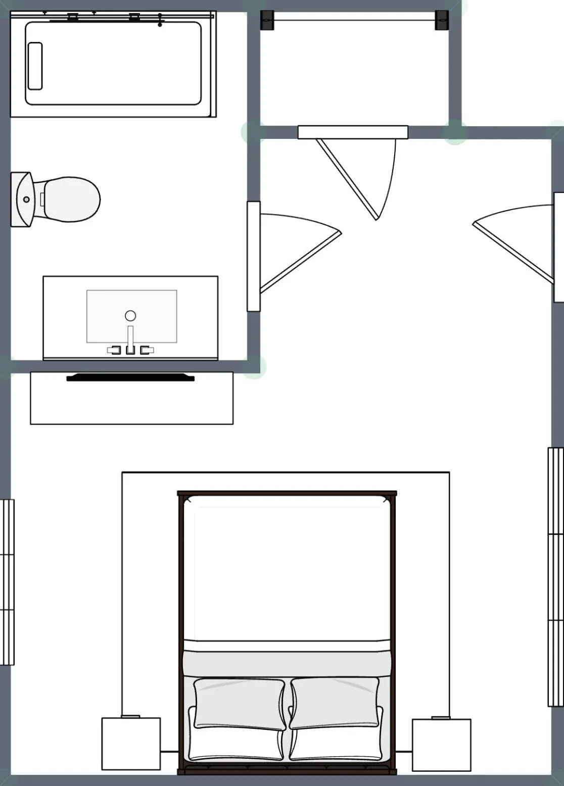 Floor plan in Ambler Hotel