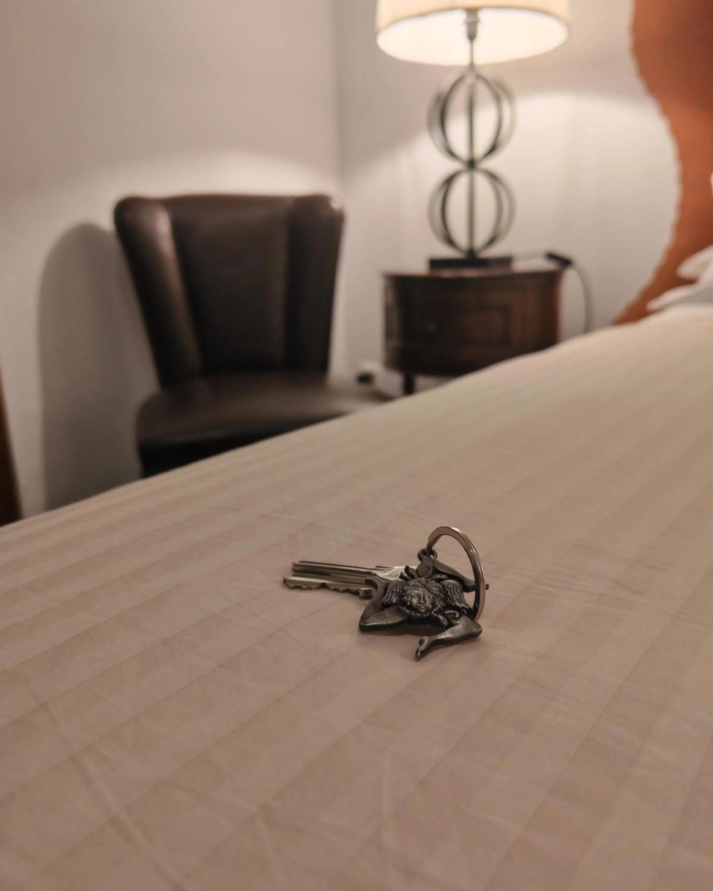 Decorative detail, Bed in Liodoro Catania B&B