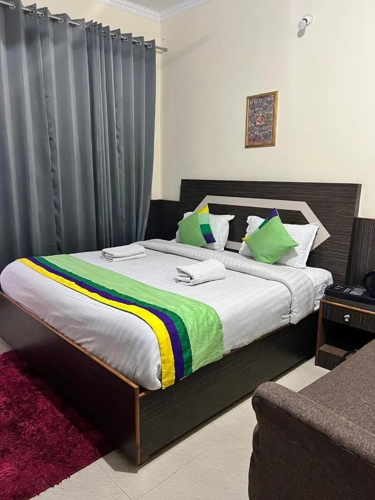 Bed in Sky Pie hotel