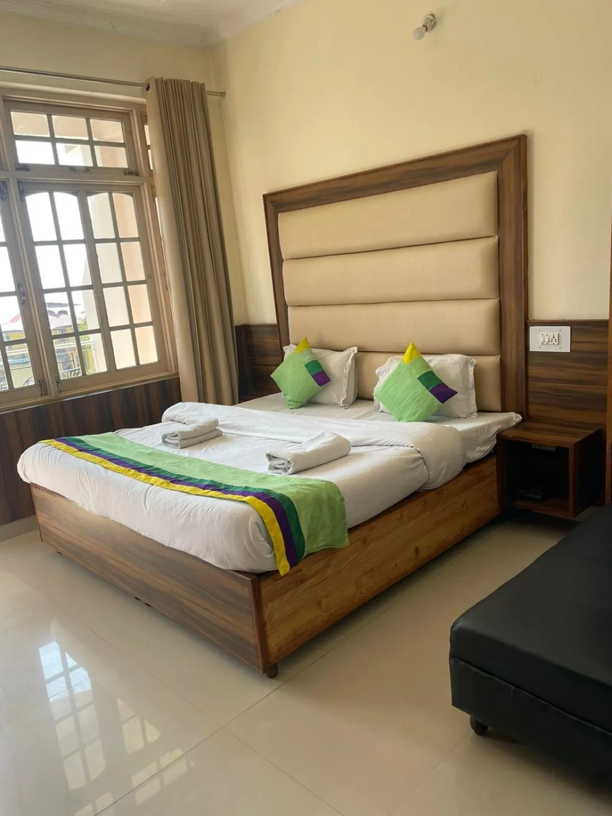 Bed in Sky Pie hotel