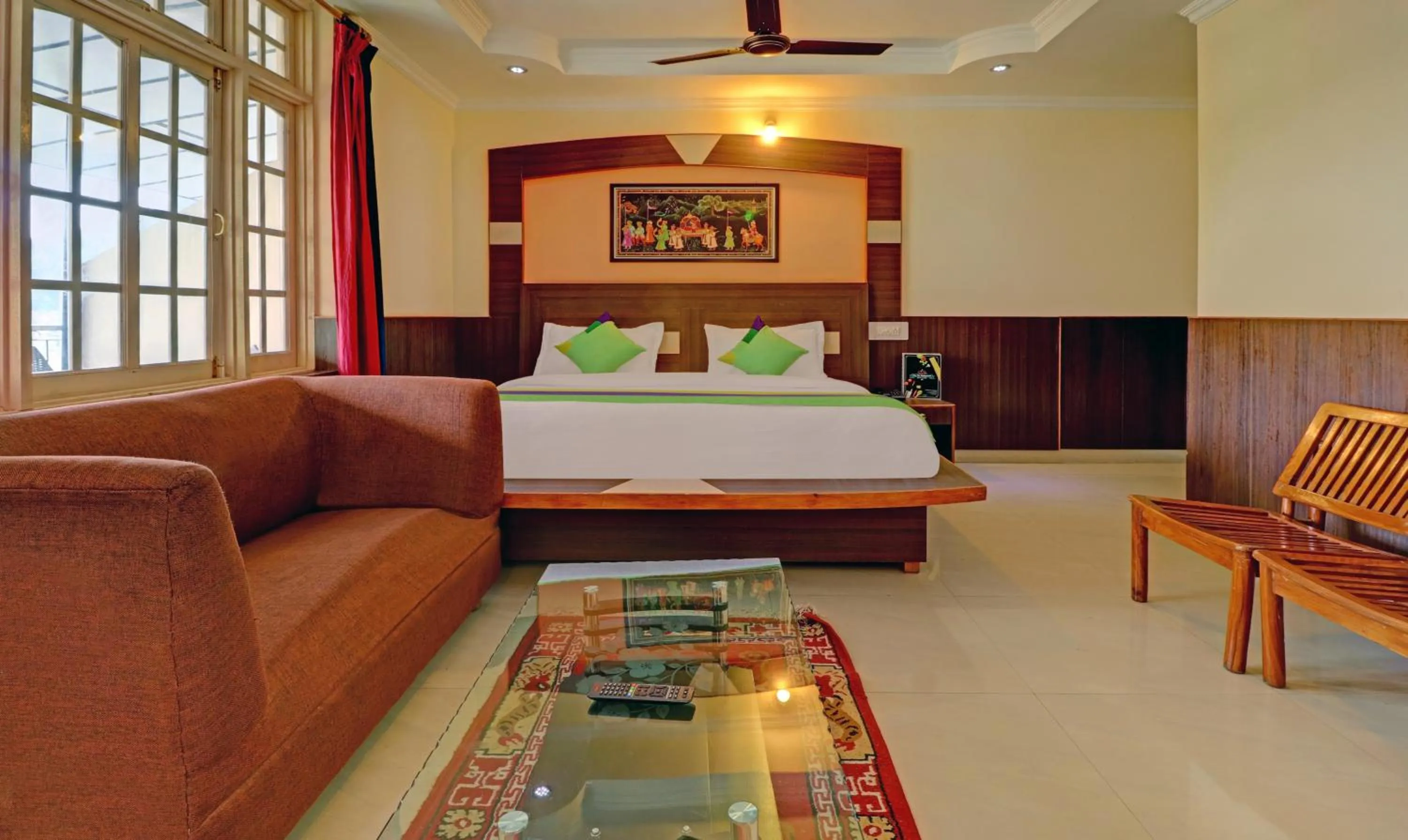 Bed in Sky Pie hotel